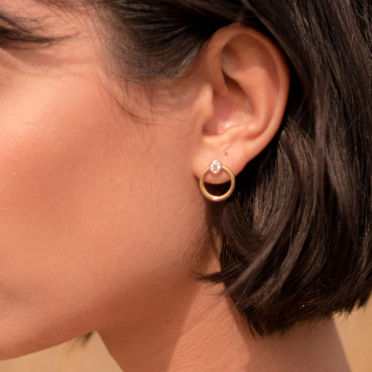 Adilah Diamond Earrings - Image 3