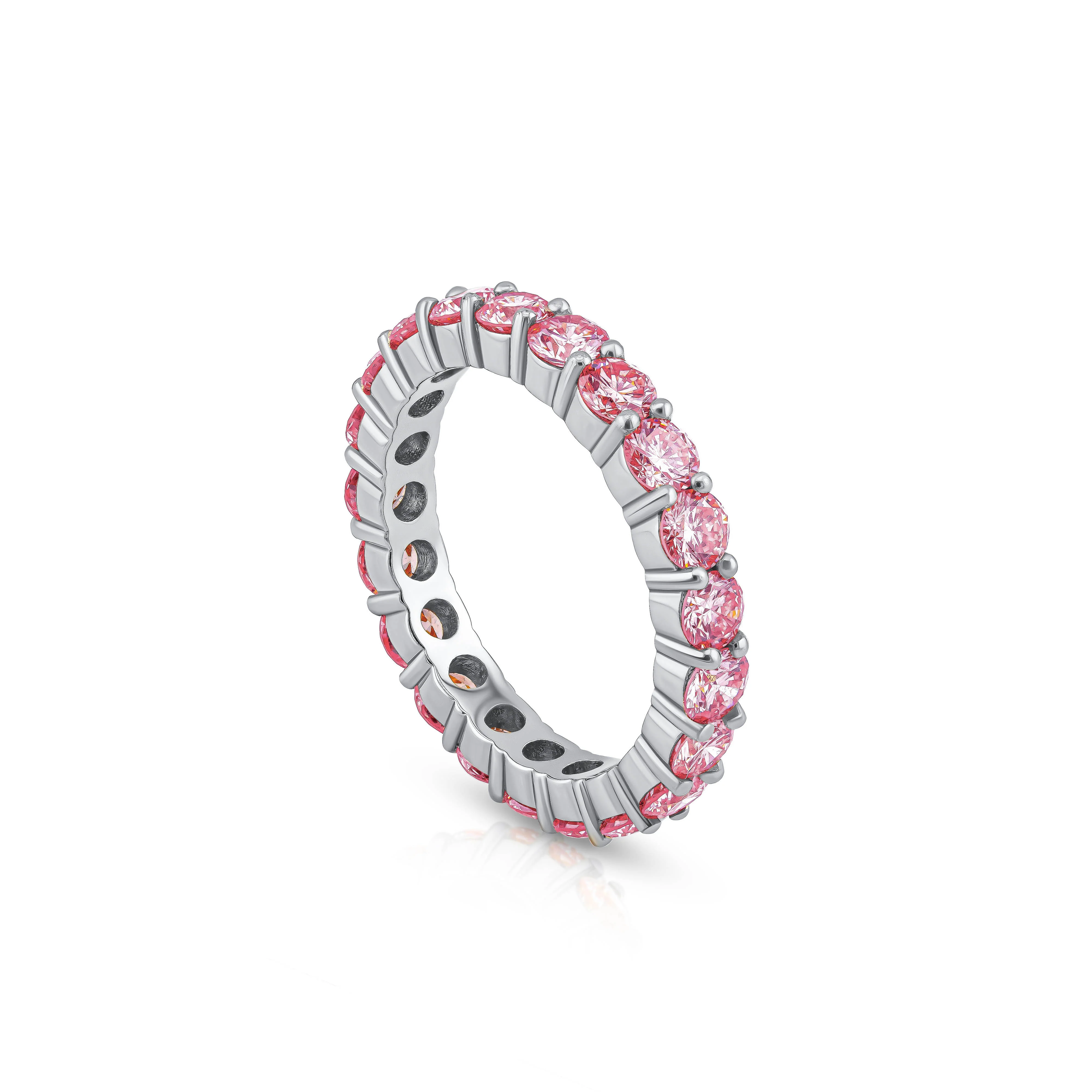 Amara Pink Diamond Eternity Ring (Certified) - Image 6