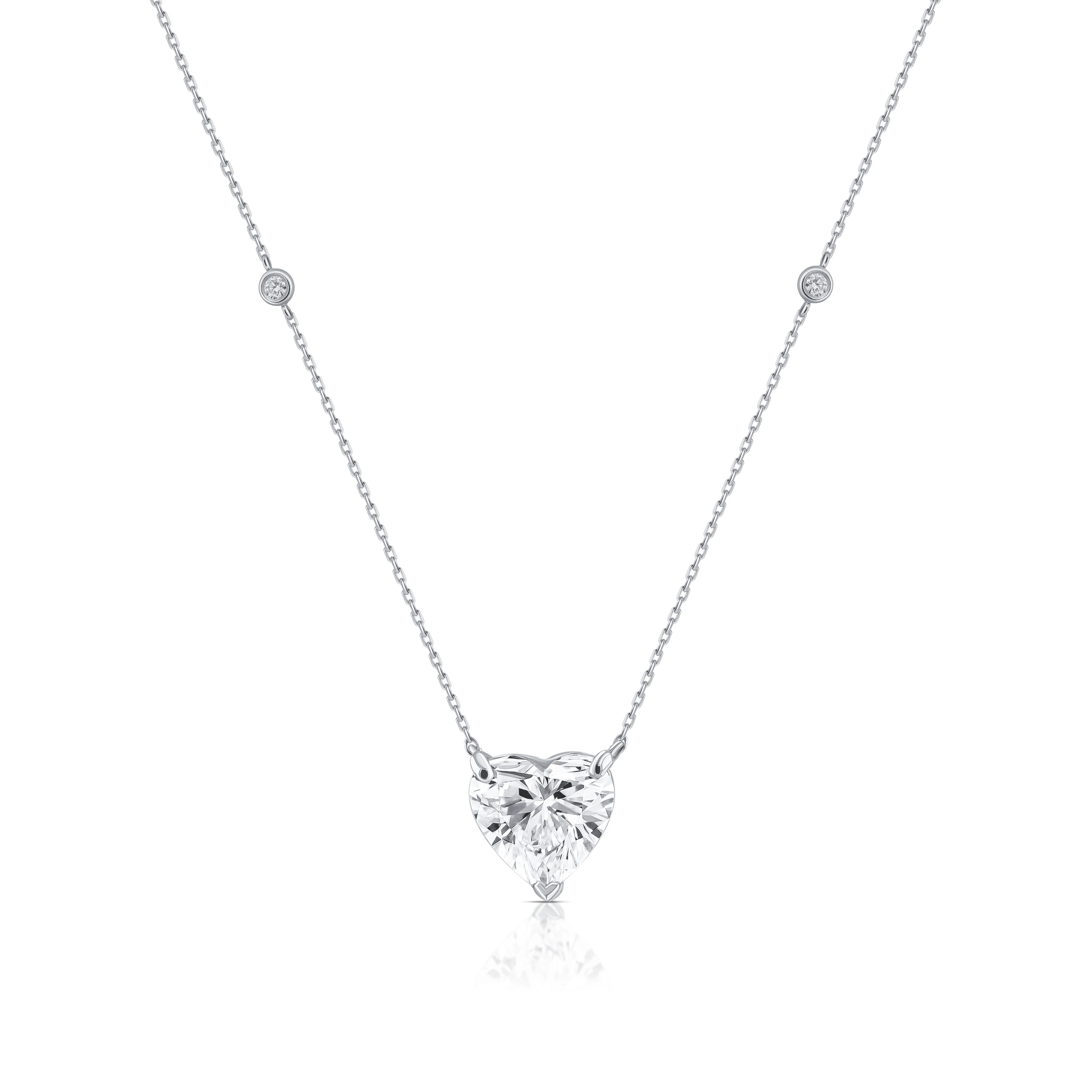 "Coeur de Lune" Heart Shape Necklace