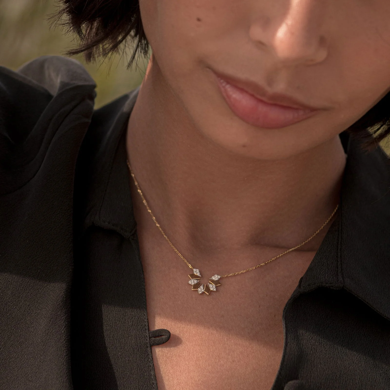 Dahlia Diamond Necklace - Image 4