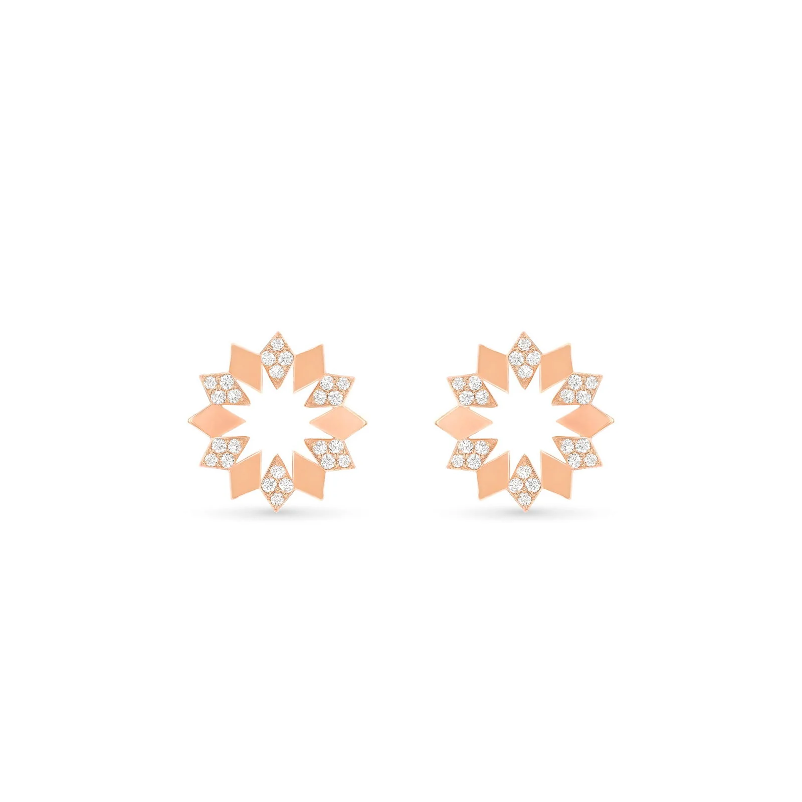Dahlia Mini Diamond Earrings - Image 4