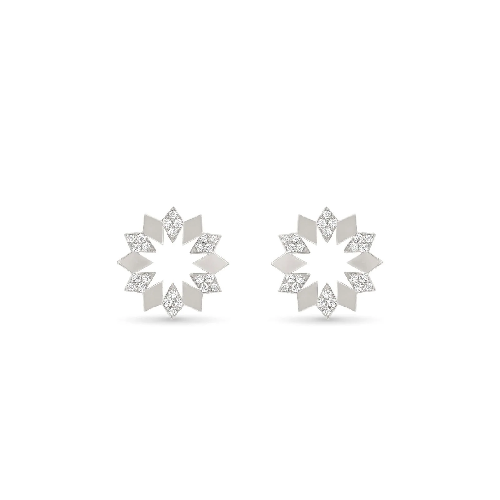 Dahlia Mini Diamond Earrings - Image 5