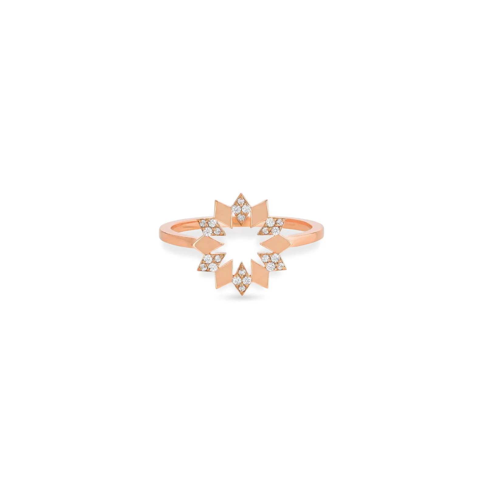 Dahlia Mini Diamond Ring - Image 3
