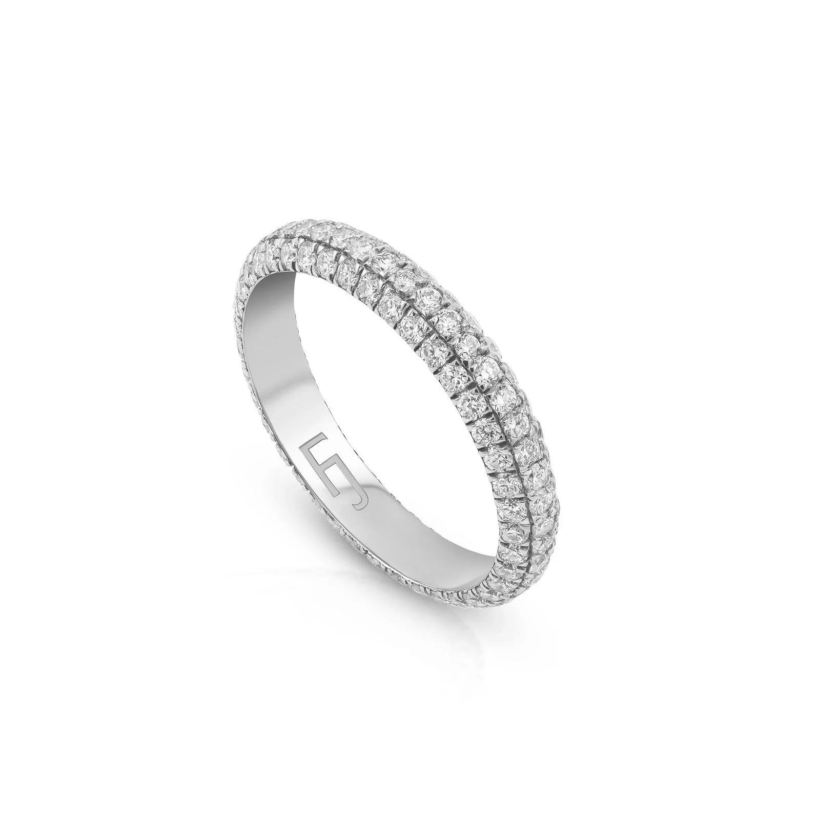 Diamond Dome Eternity Ring - Image 4