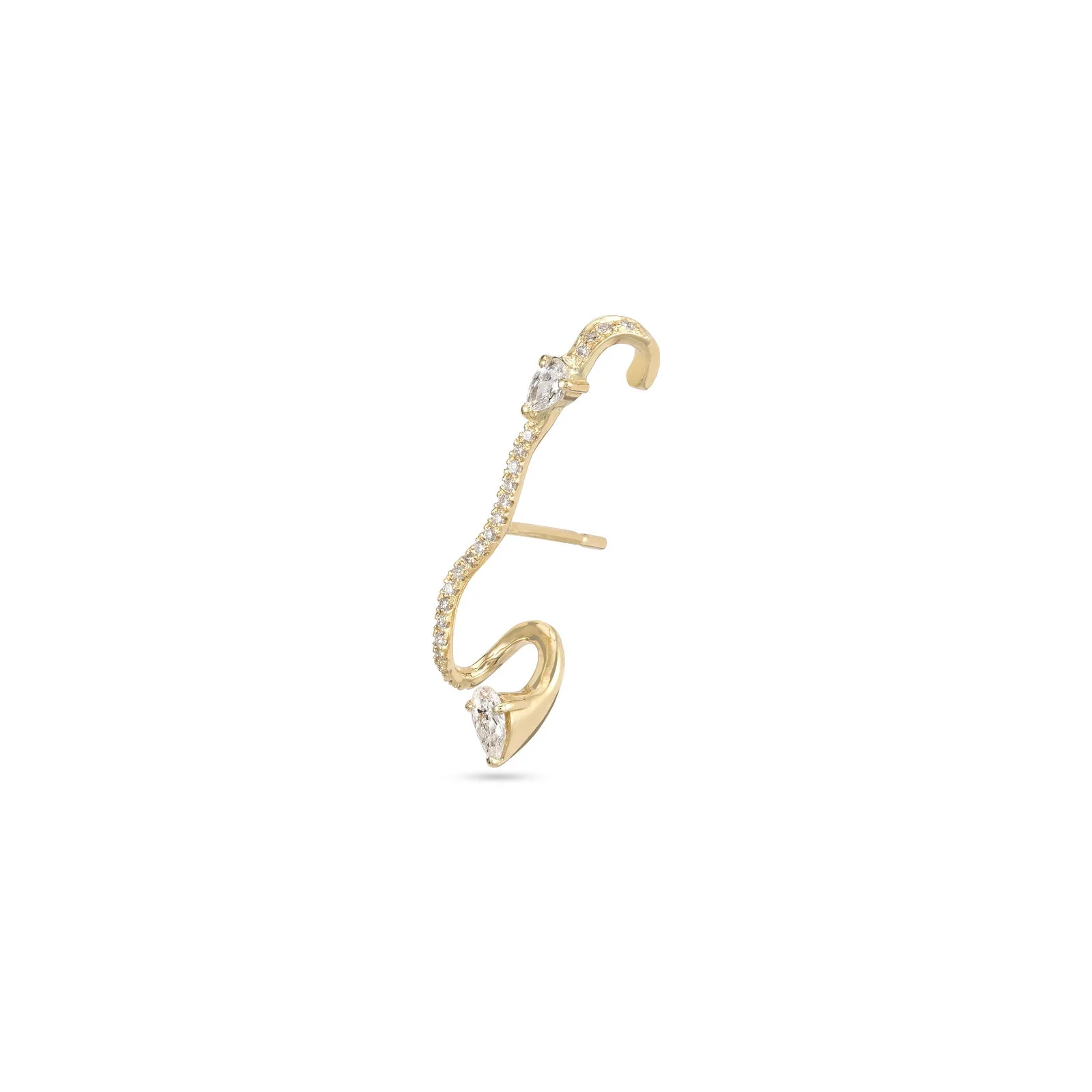 Diamond Dune Ear Climber (Single) - Image 3