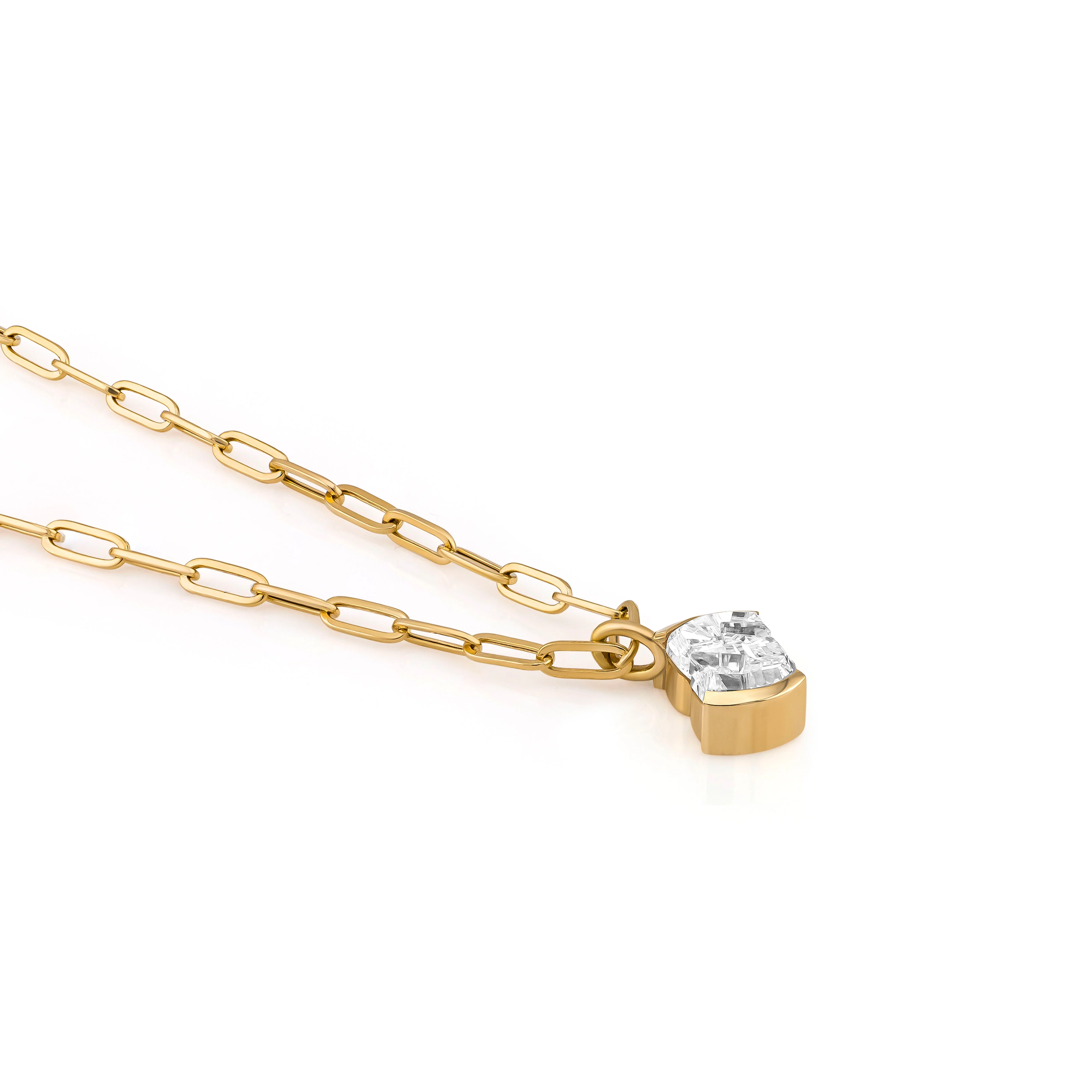 Diamond Initial Necklace - Image 7