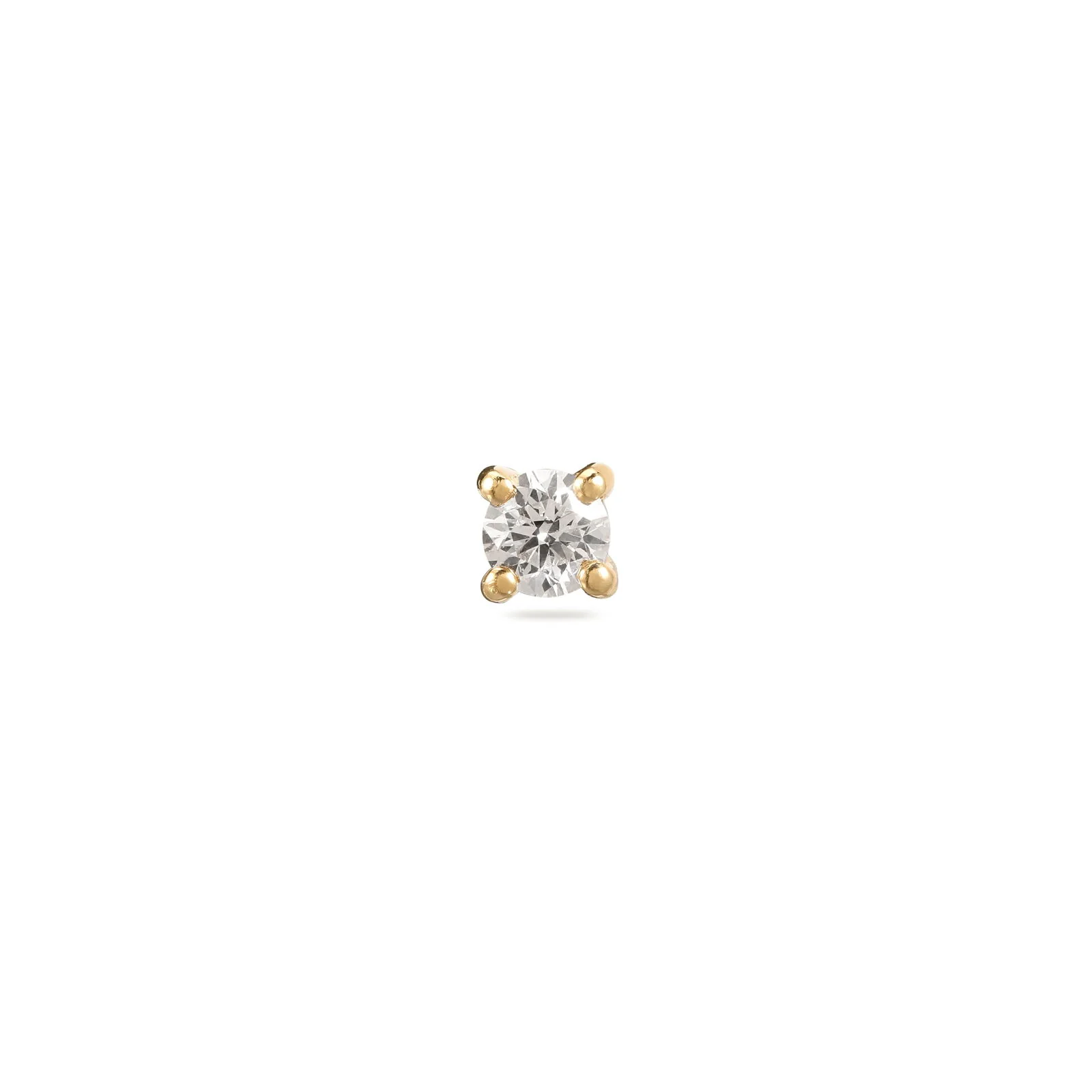 Diamond Stud Earring (Single) - Image 4