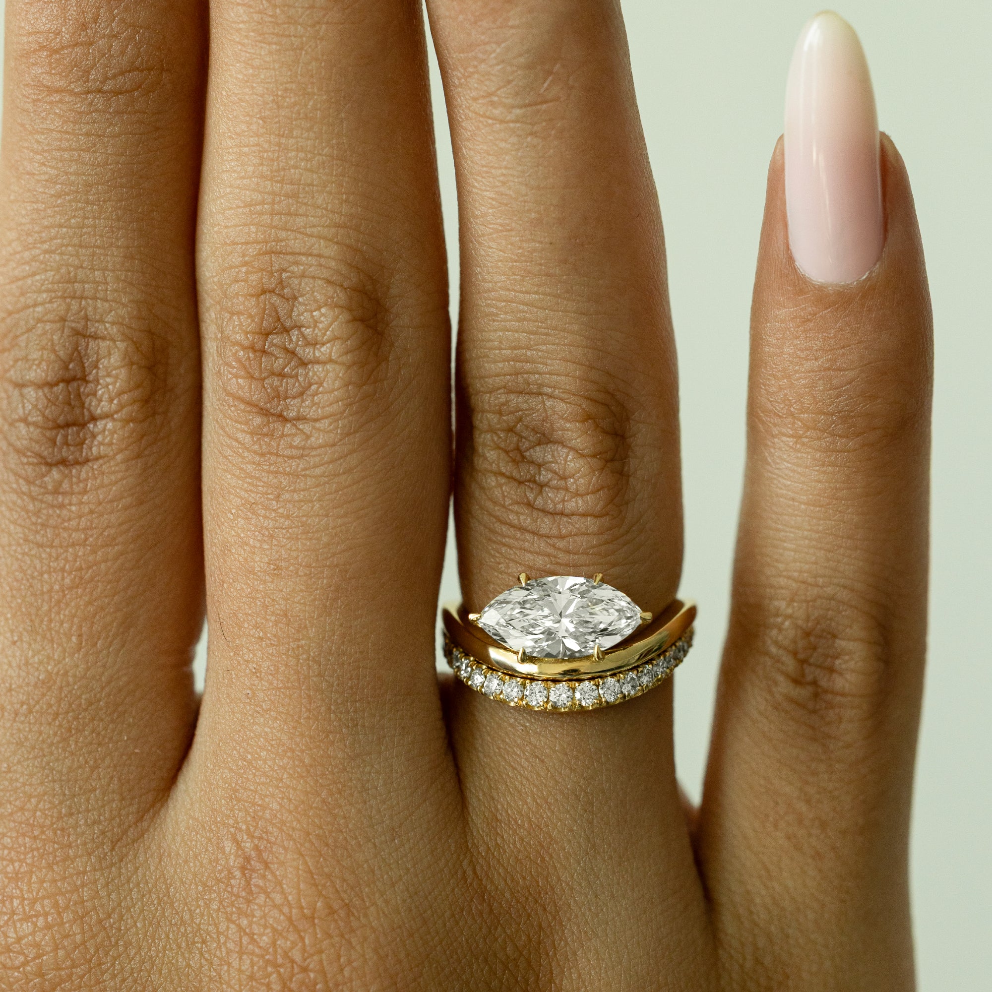 Faye Curved Wedding Band - Image 3