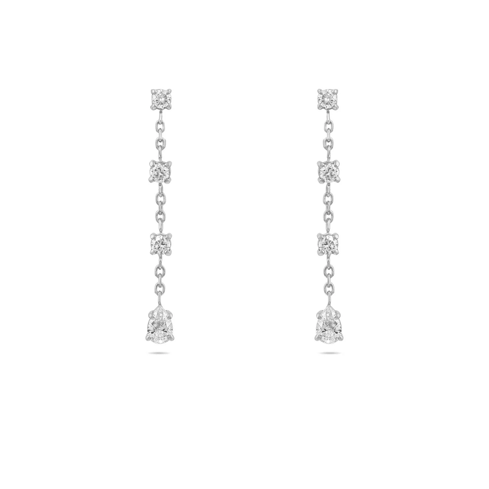 Gaia Diamond Drop Earrings - Image 11