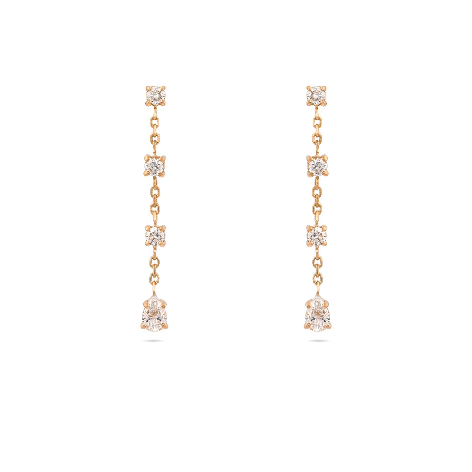 Gaia Diamond Drop Earrings - Image 8