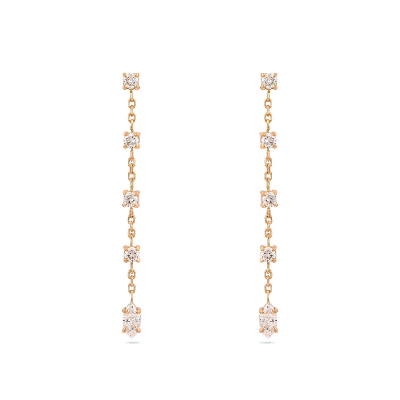 Gaia Diamond Drop Earrings - Image 9