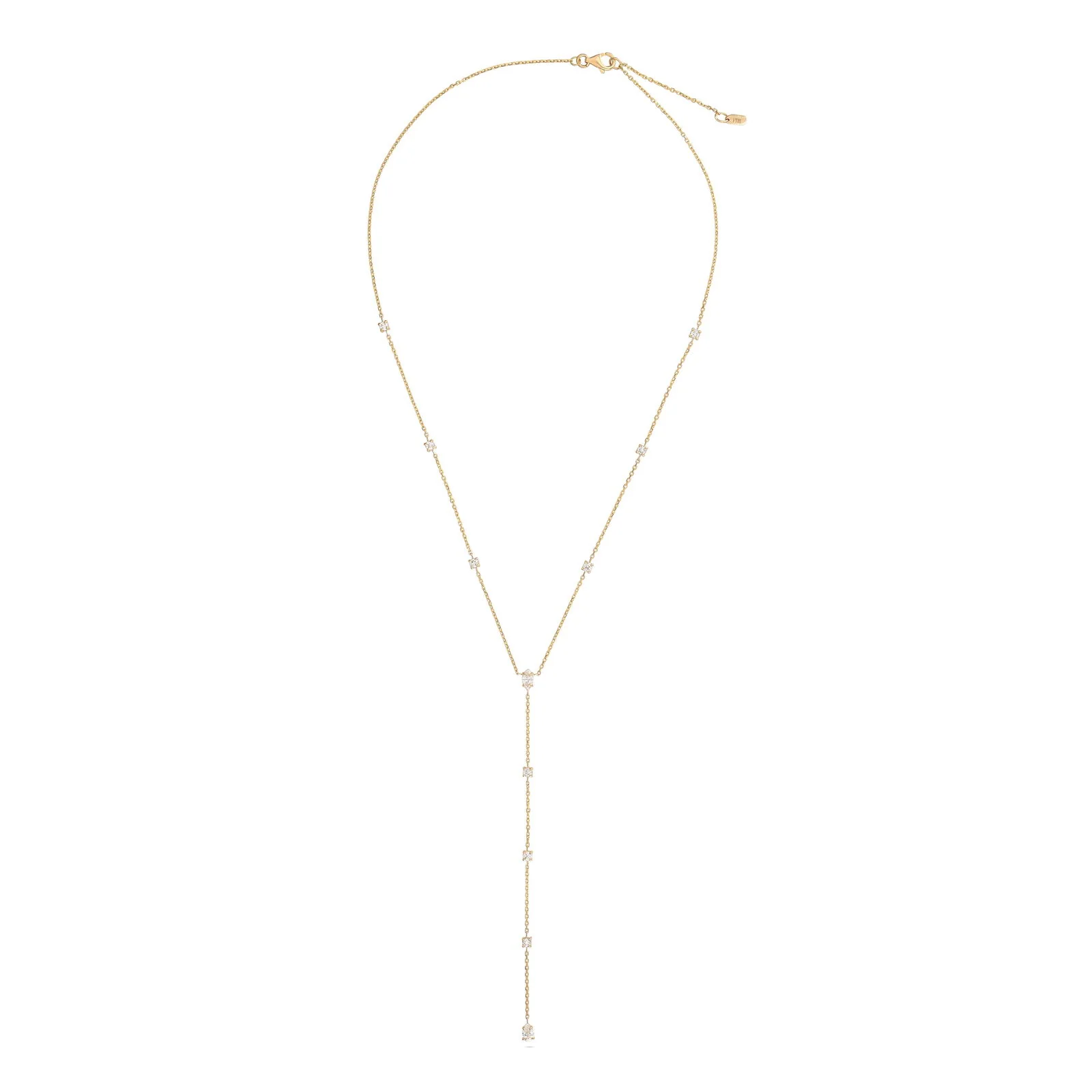 Gaia Long Drop Diamond Necklace - Image 3