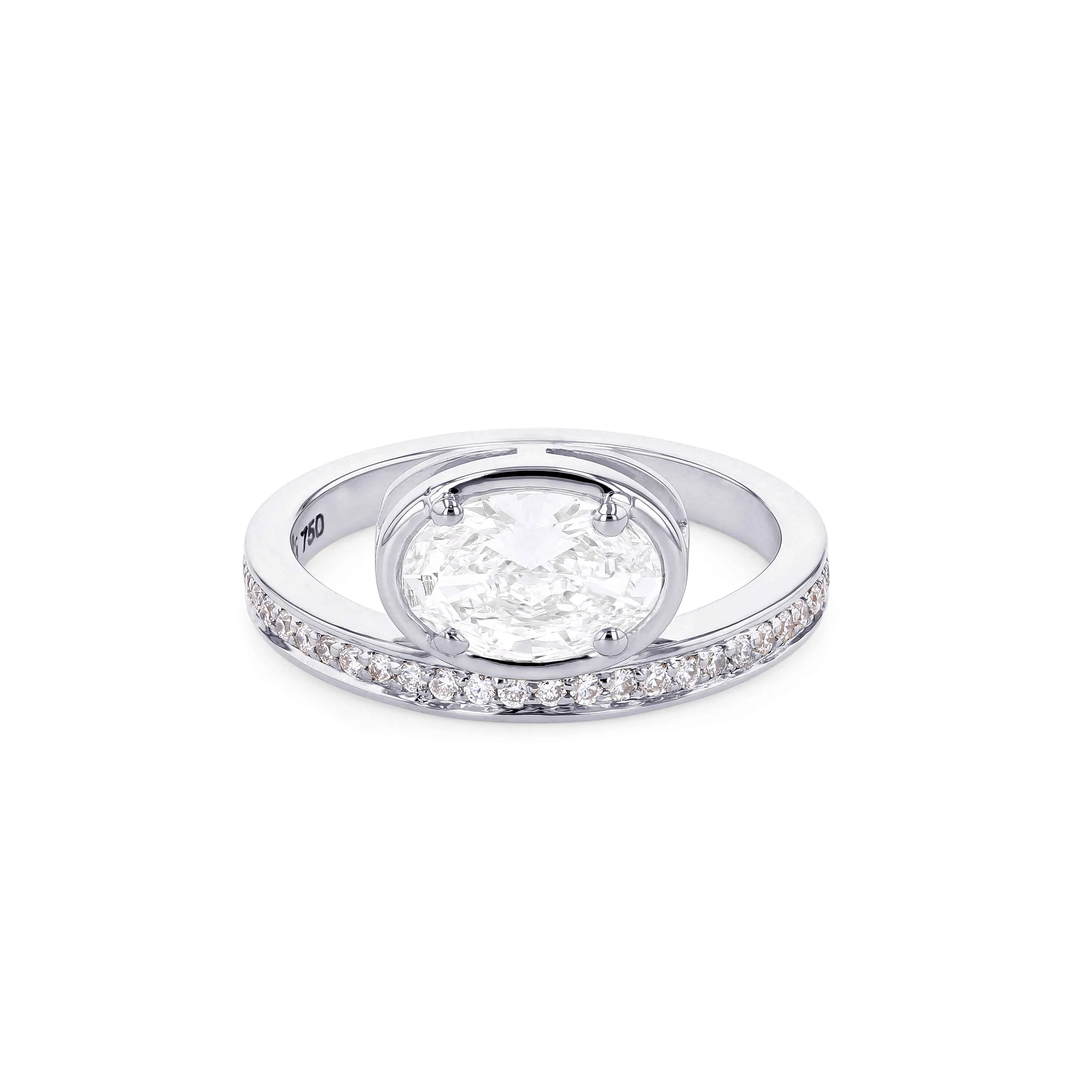 Horizon Diamond Engagement Ring - Image 5