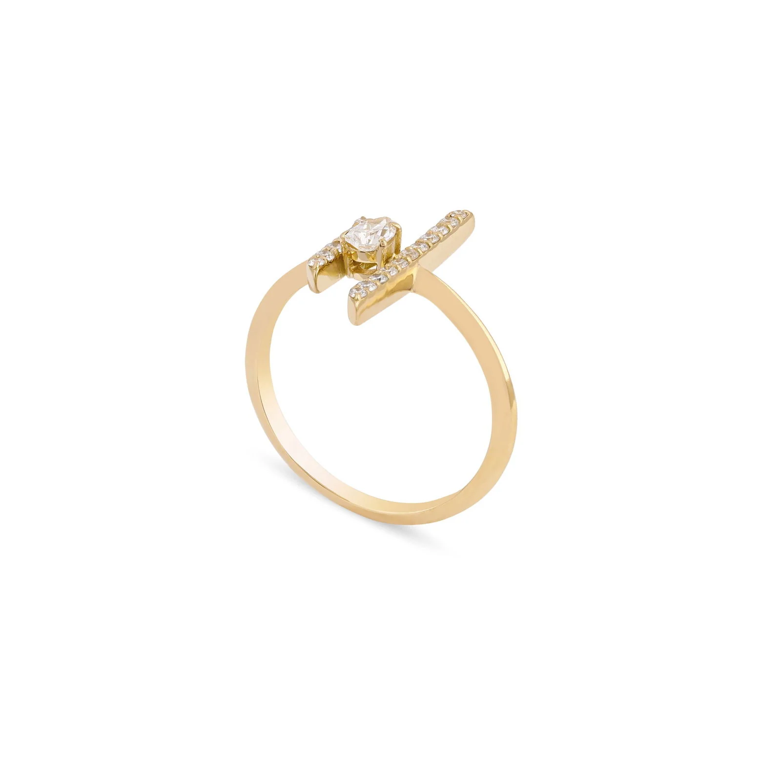 Jasmine Pear Shape Diamond Ring - Image 3