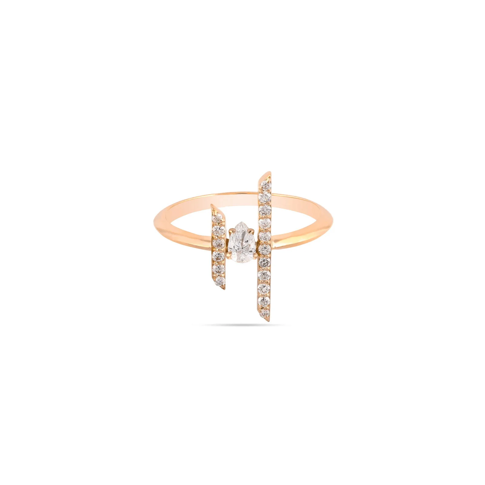 Jasmine Pear Shape Diamond Ring - Image 5