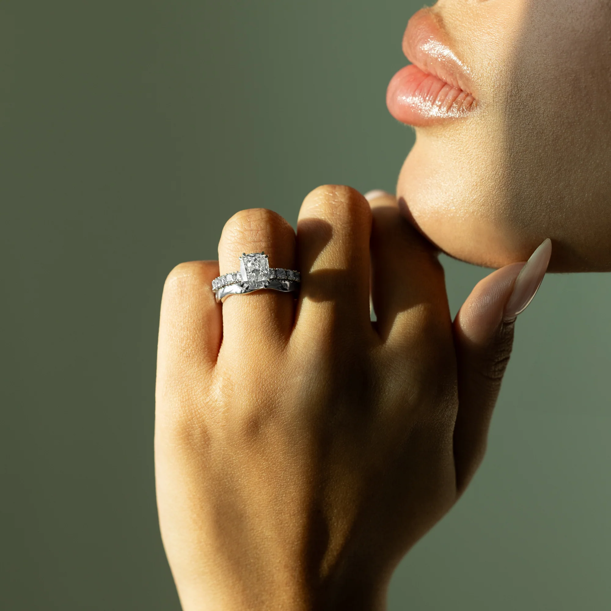 Jude Cushion Engagement Ring - Image 3