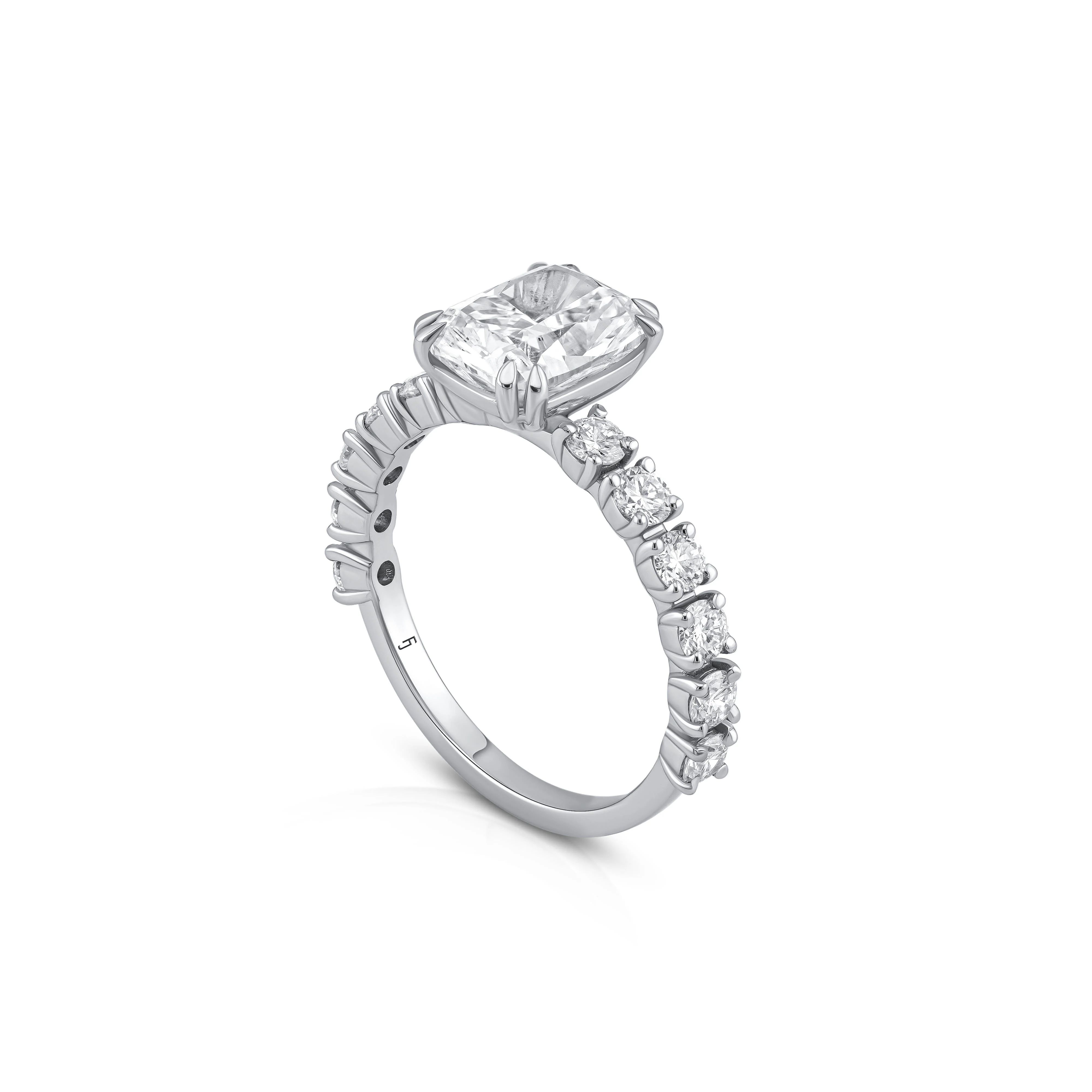 Jude Cushion Engagement Ring - Image 4