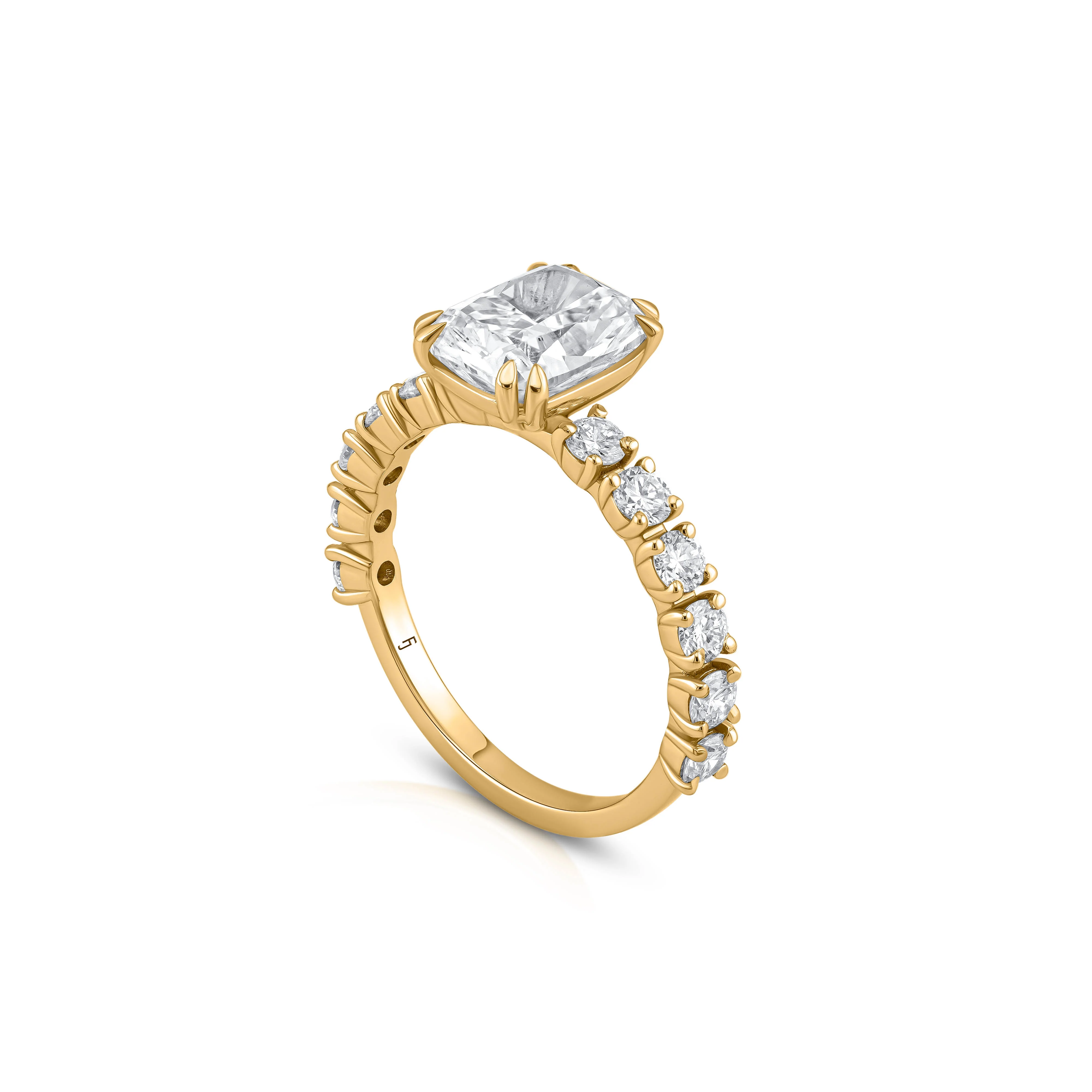 Jude Cushion Engagement Ring - Image 6