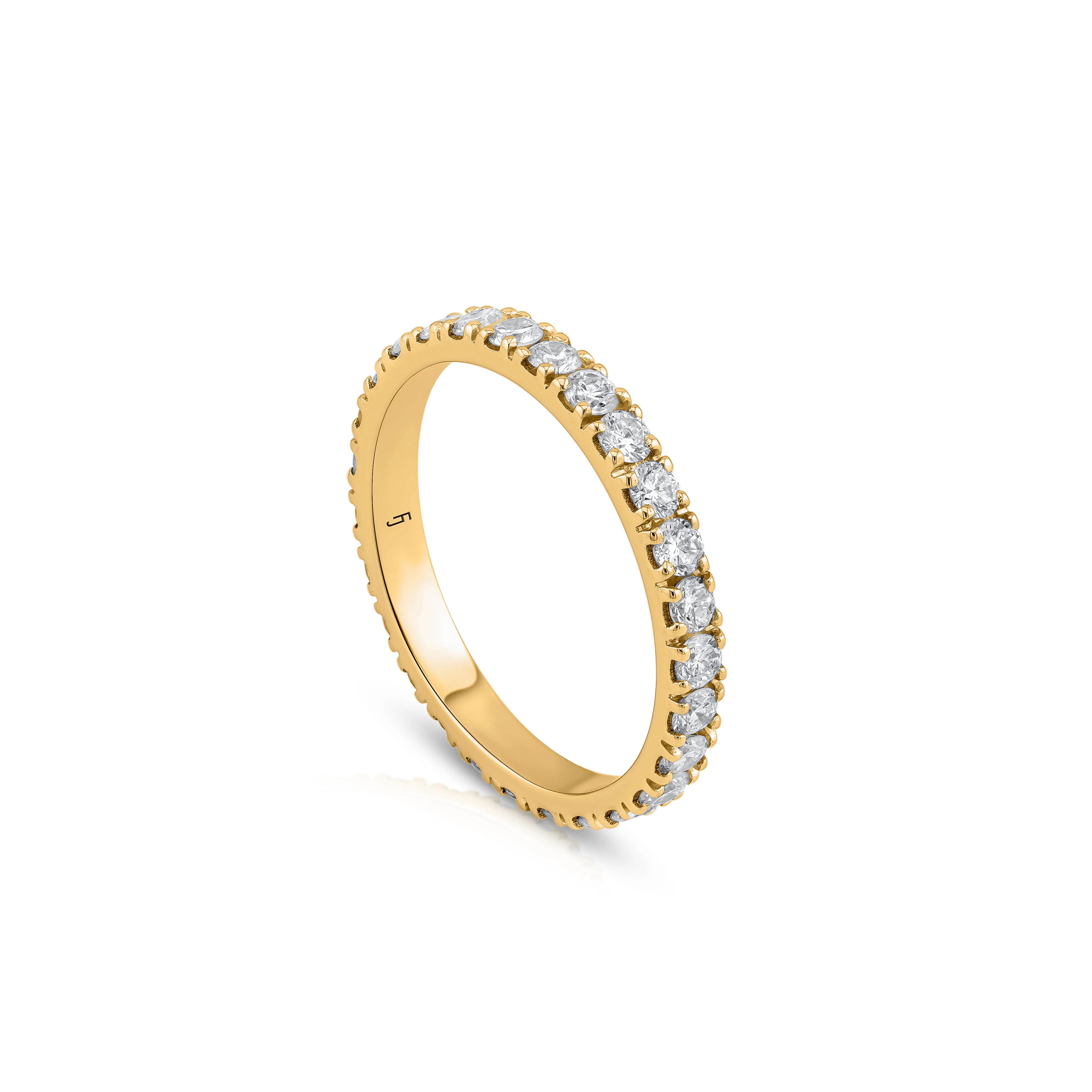 Julia Diamond Eternity Ring (2mm) - Image 6