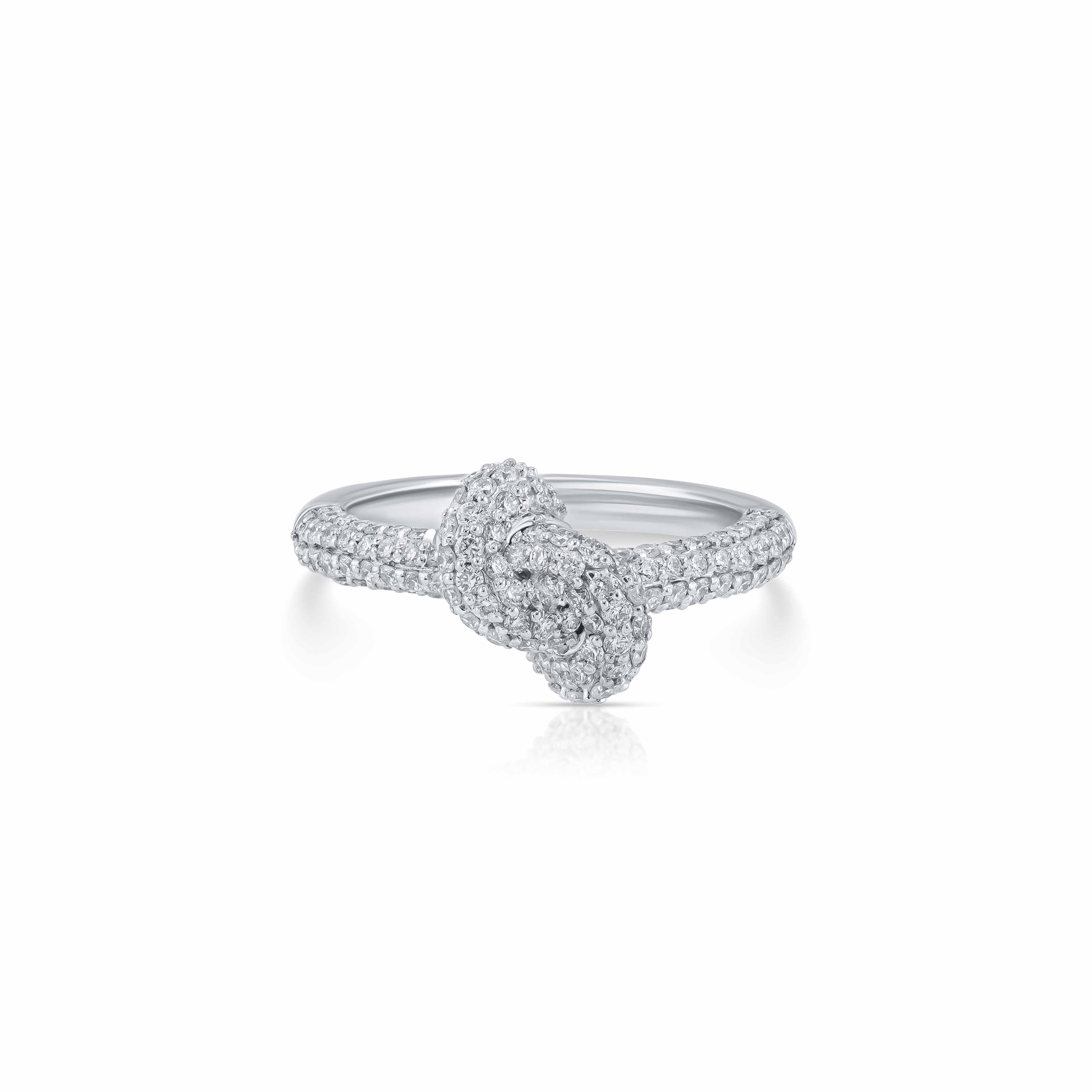 Knot Diamond Ring - Image 4