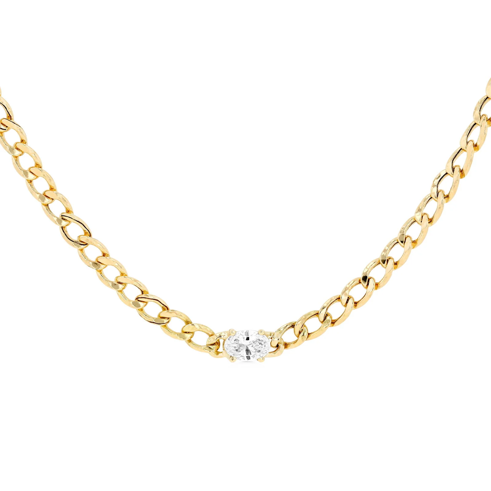 Kyla Cuban Chain Necklace - Image 3