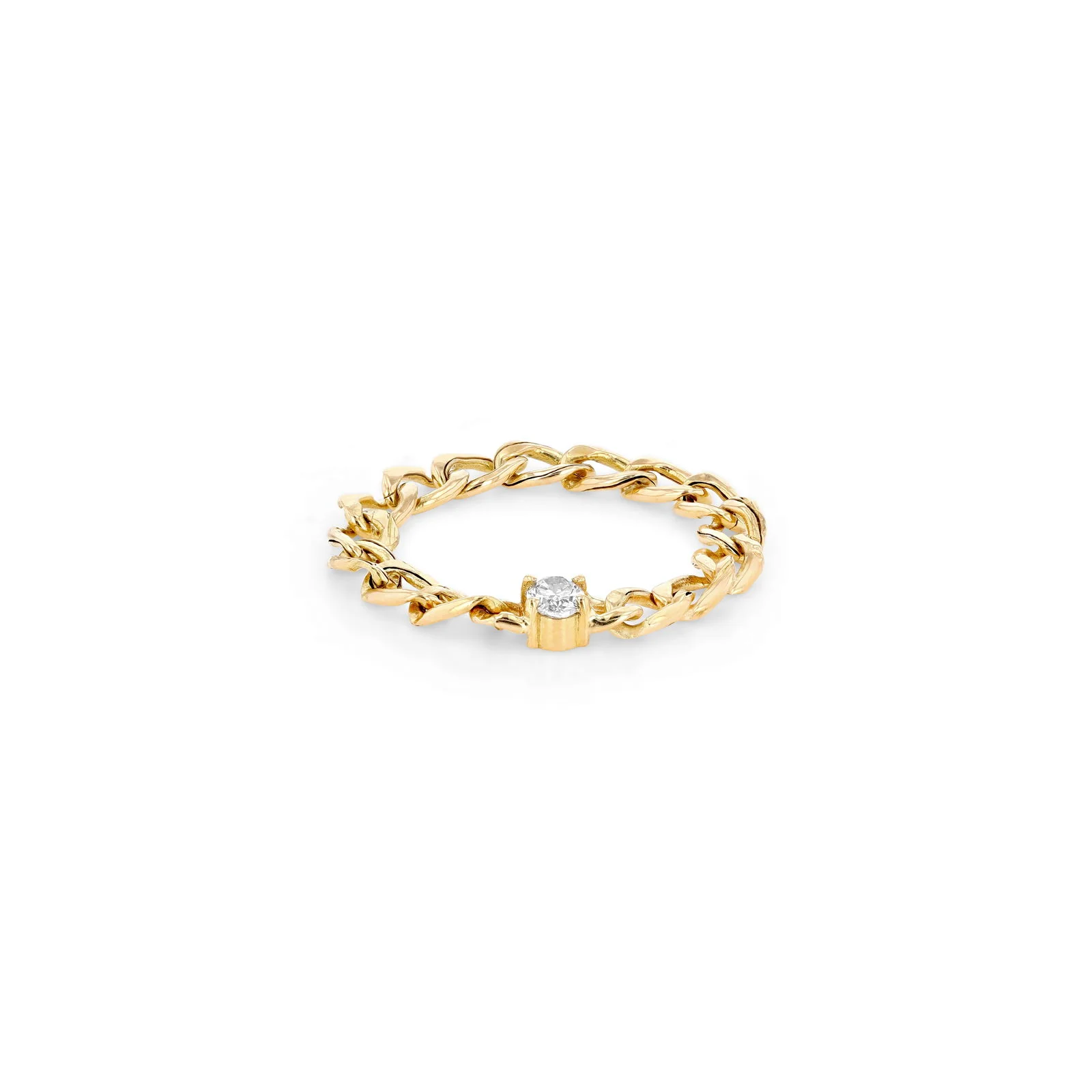Kyla Cuban Chain Ring - Image 3