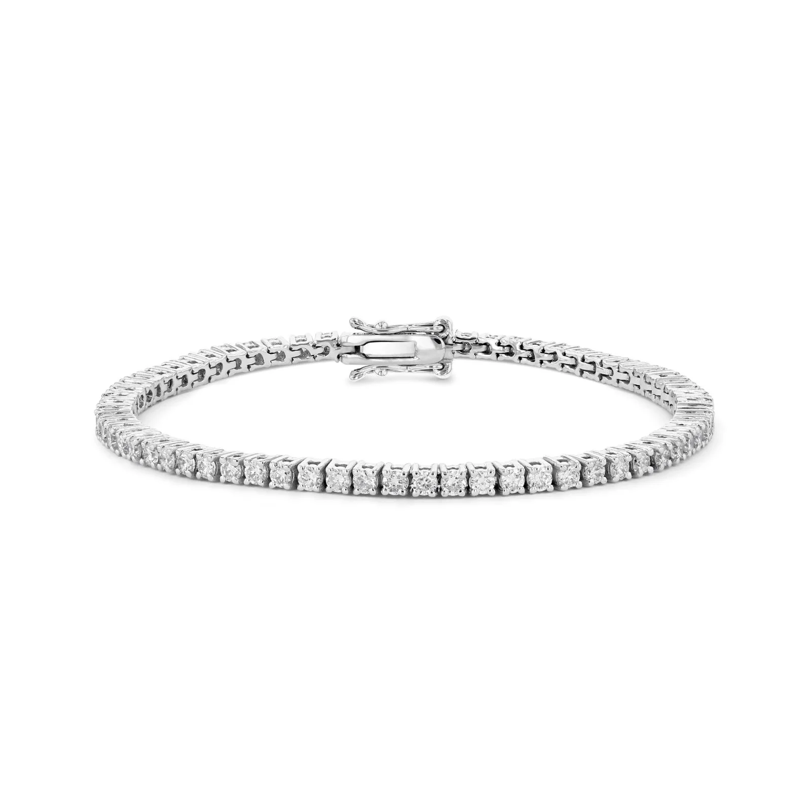 Lab Diamond Tennis Bracelet (Certified) - Image 4