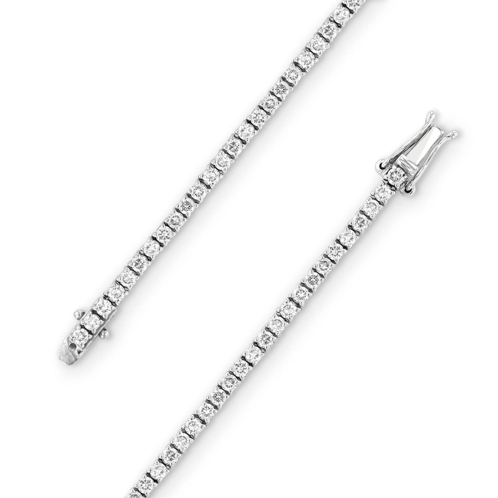 Lab Diamond Tennis Bracelet (Certified) - Image 5