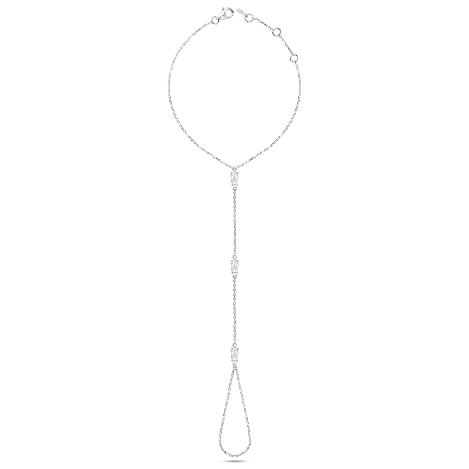 Lola Shield Diamond Hand Chain - Image 4