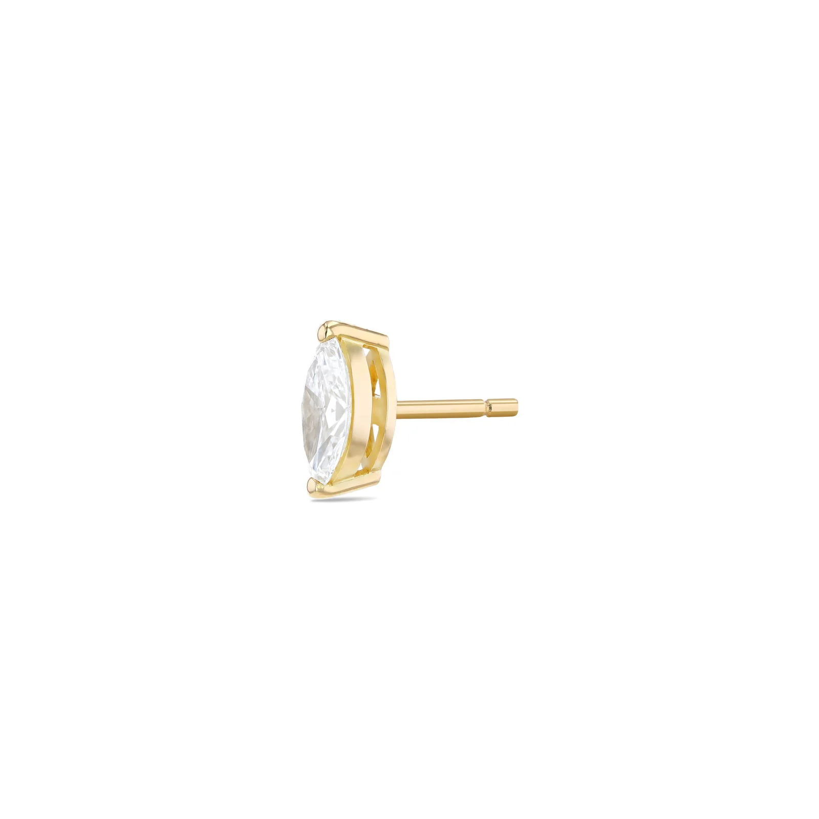 Marquise Cut Diamond Earrings (0.70 cts each) - Image 4