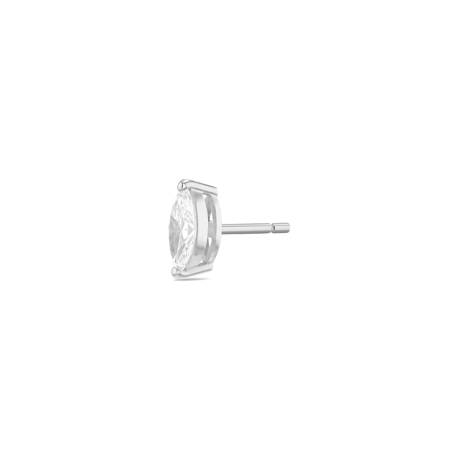 Marquise Cut Diamond Earrings (0.70 cts each) - Image 5