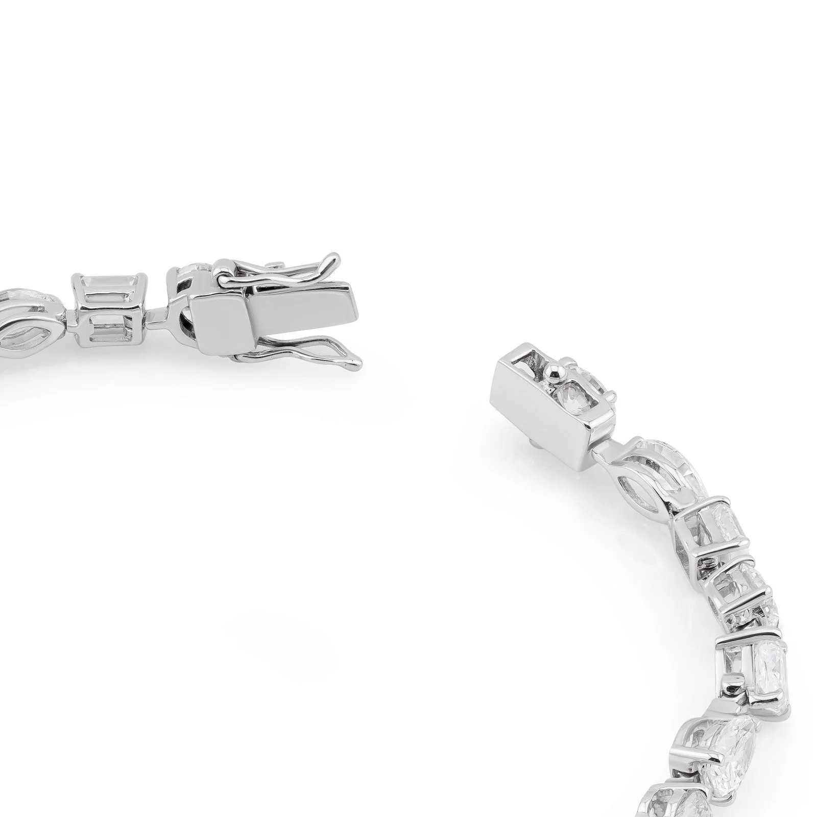 Multi-shape Lab Diamond Tennis Bracelet (Certified) - Image 5