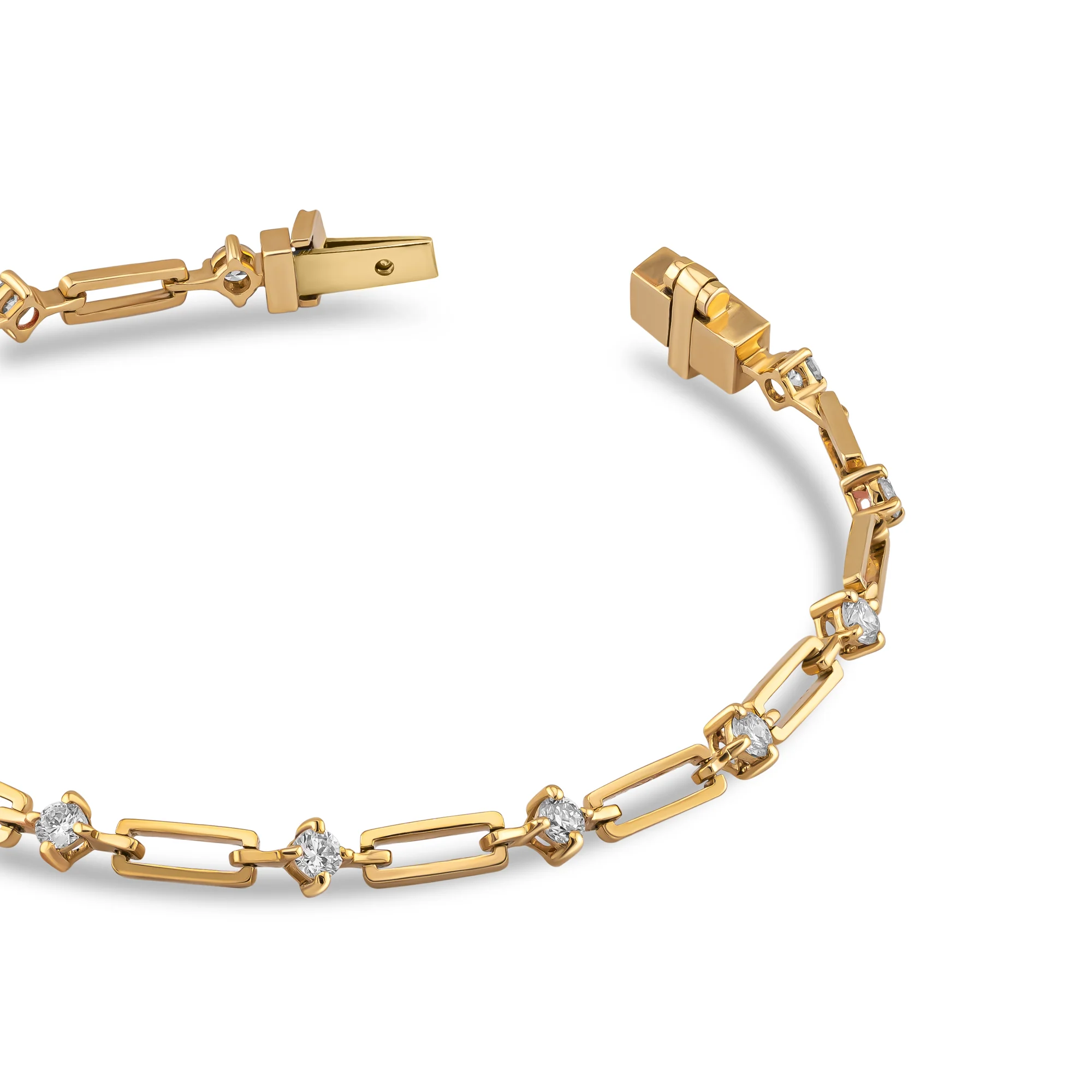 Orbit Diamond Link Bracelet - Image 5