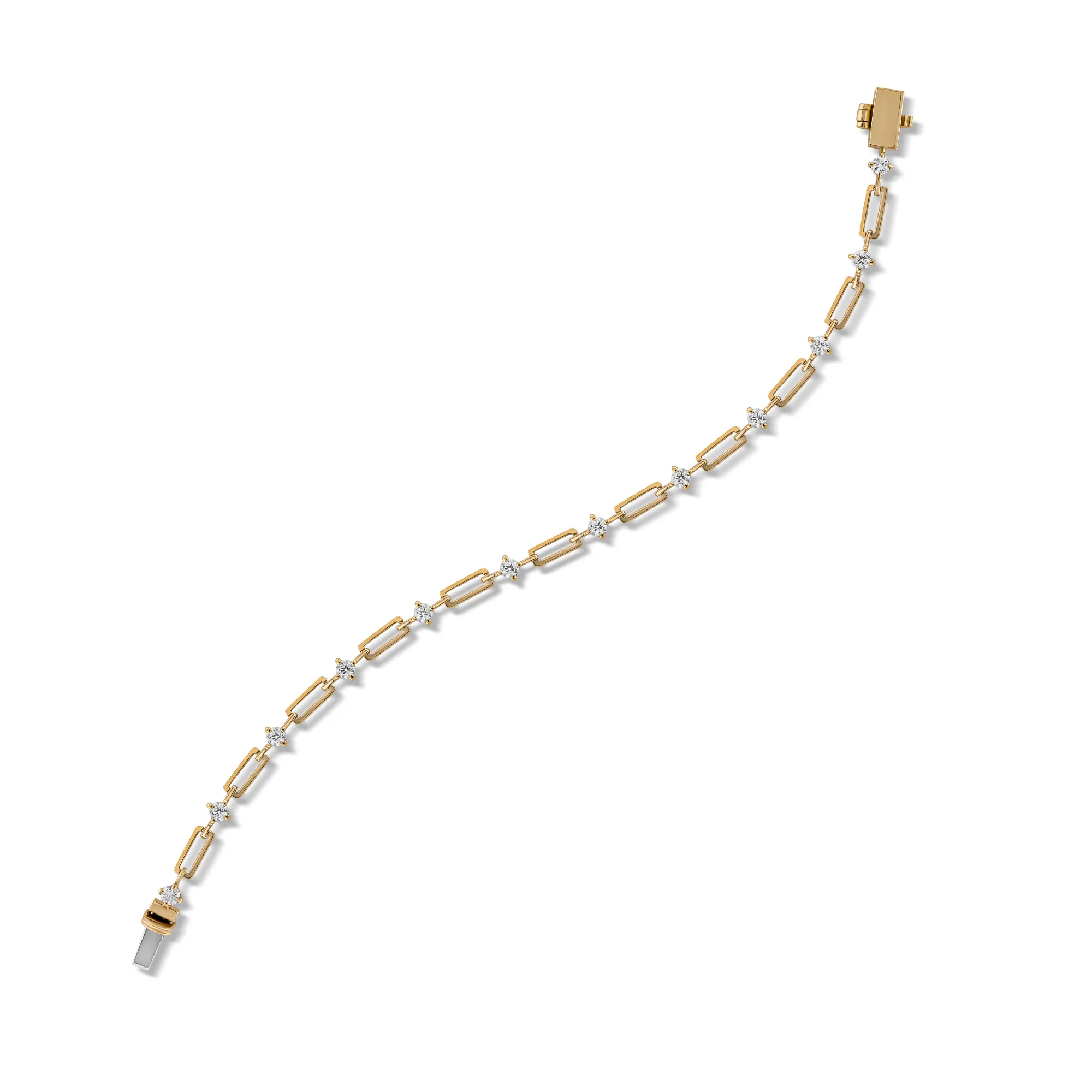 Orbit Diamond Link Bracelet - Image 6