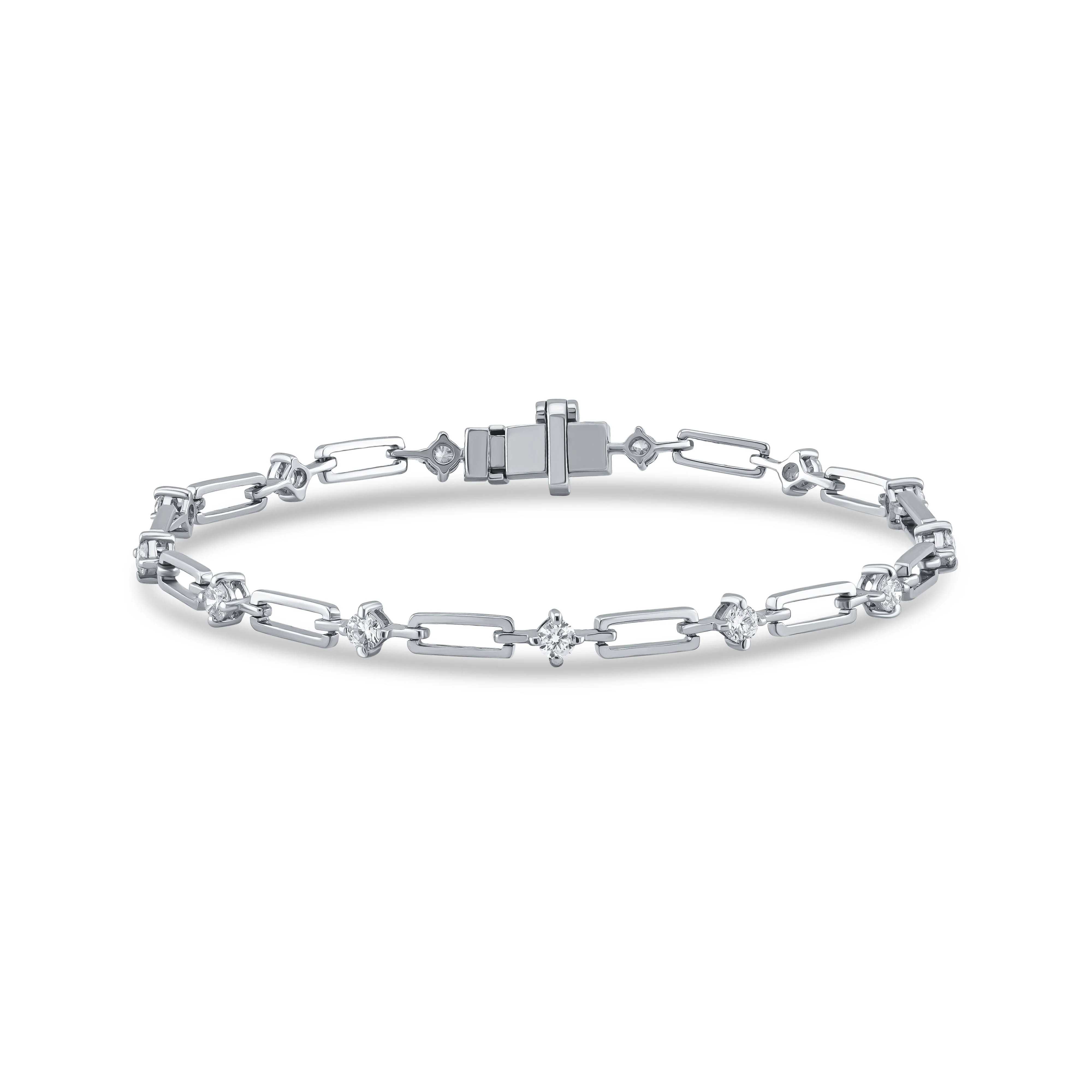 Orbit Diamond Link Bracelet - Image 7