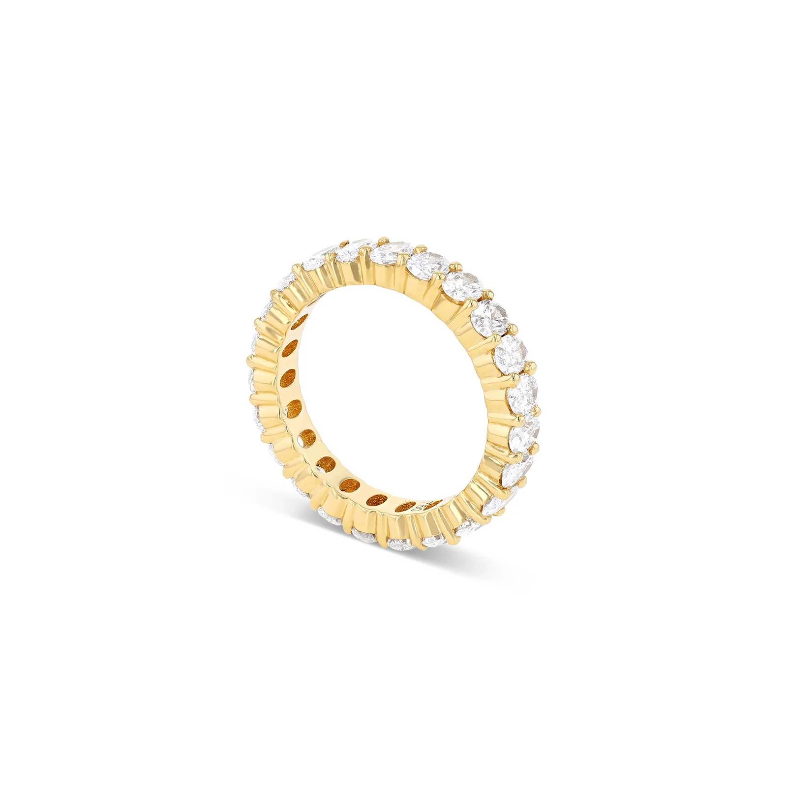 Oval Diamond Eternity Ring (Certified) - Image 3