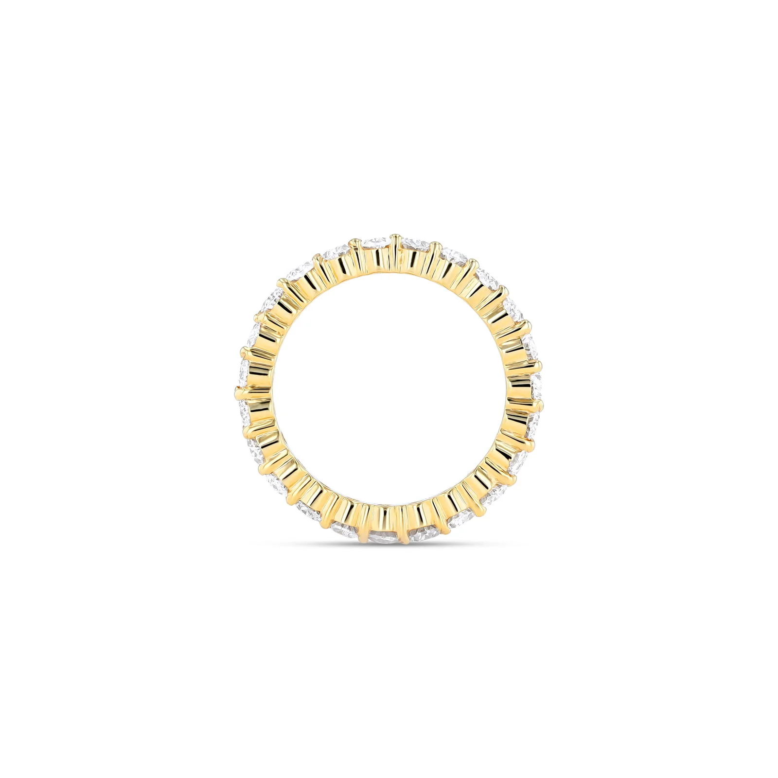 Oval Diamond Eternity Ring (Certified) - Image 4
