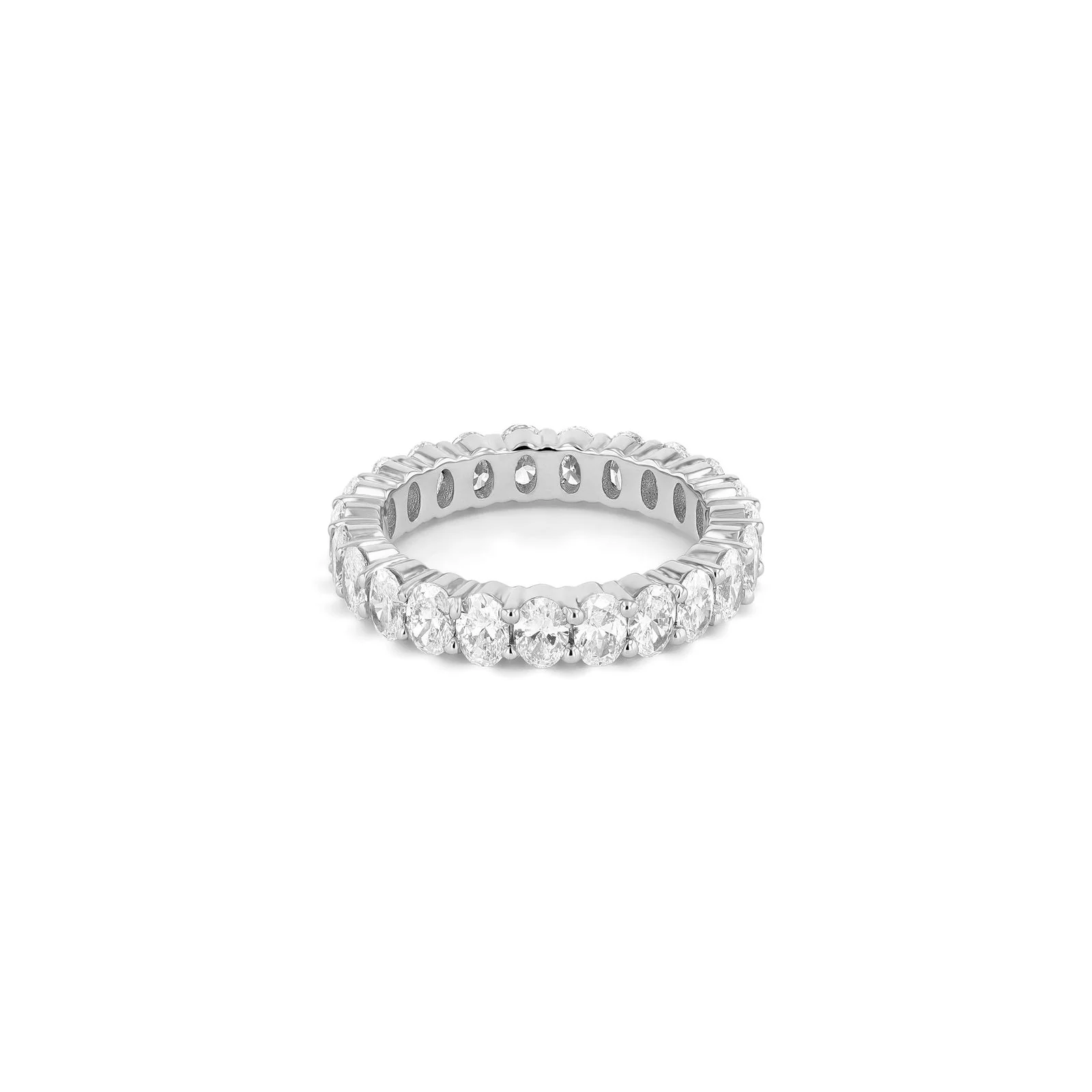 Oval Diamond Eternity Ring (Certified) - Image 5