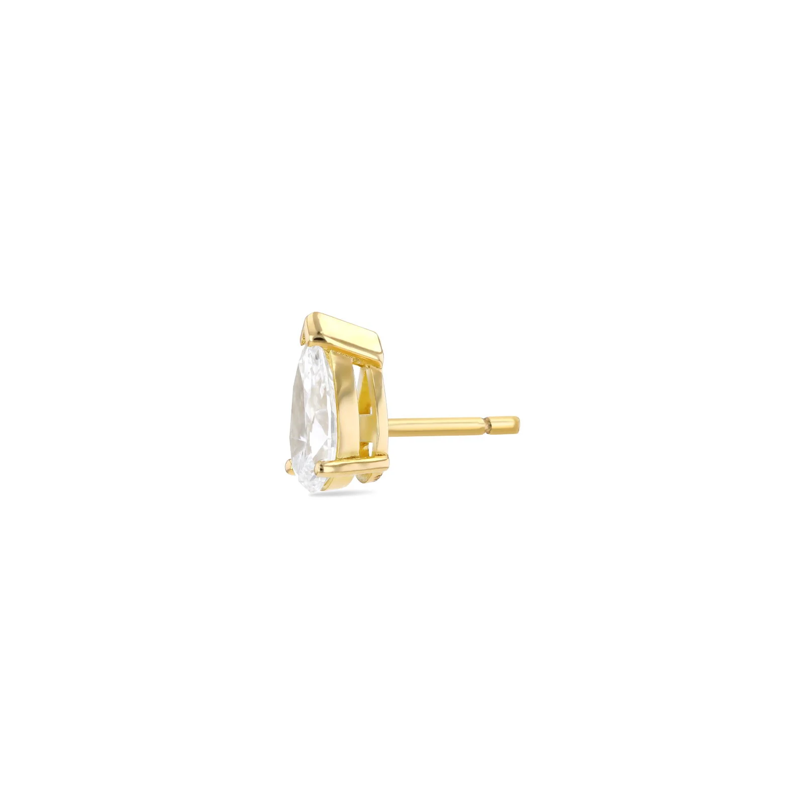 Pear Shape Diamond Earrings (0.85 cts each) - Image 5