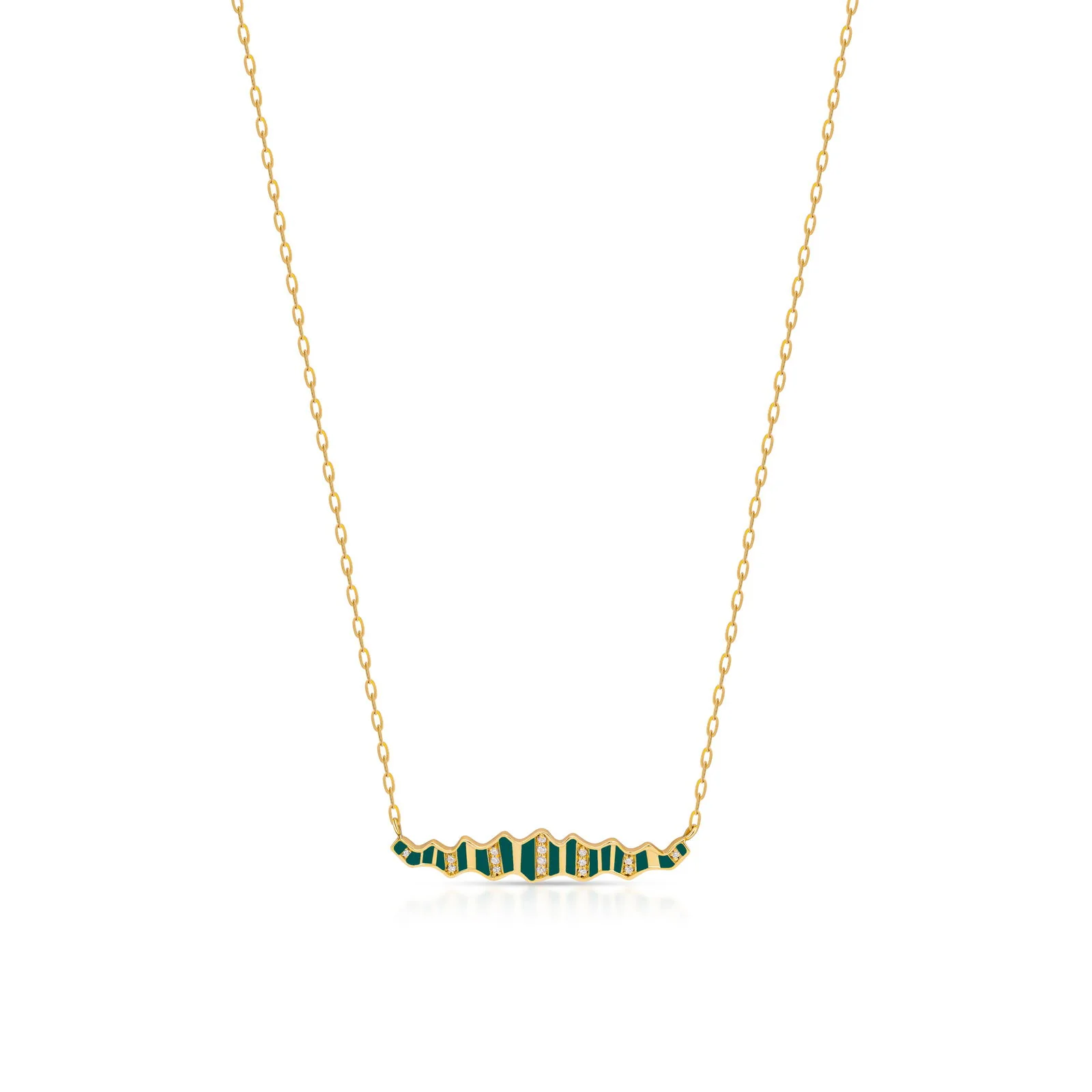 Pleated Sahara Diamond Necklace - Image 6