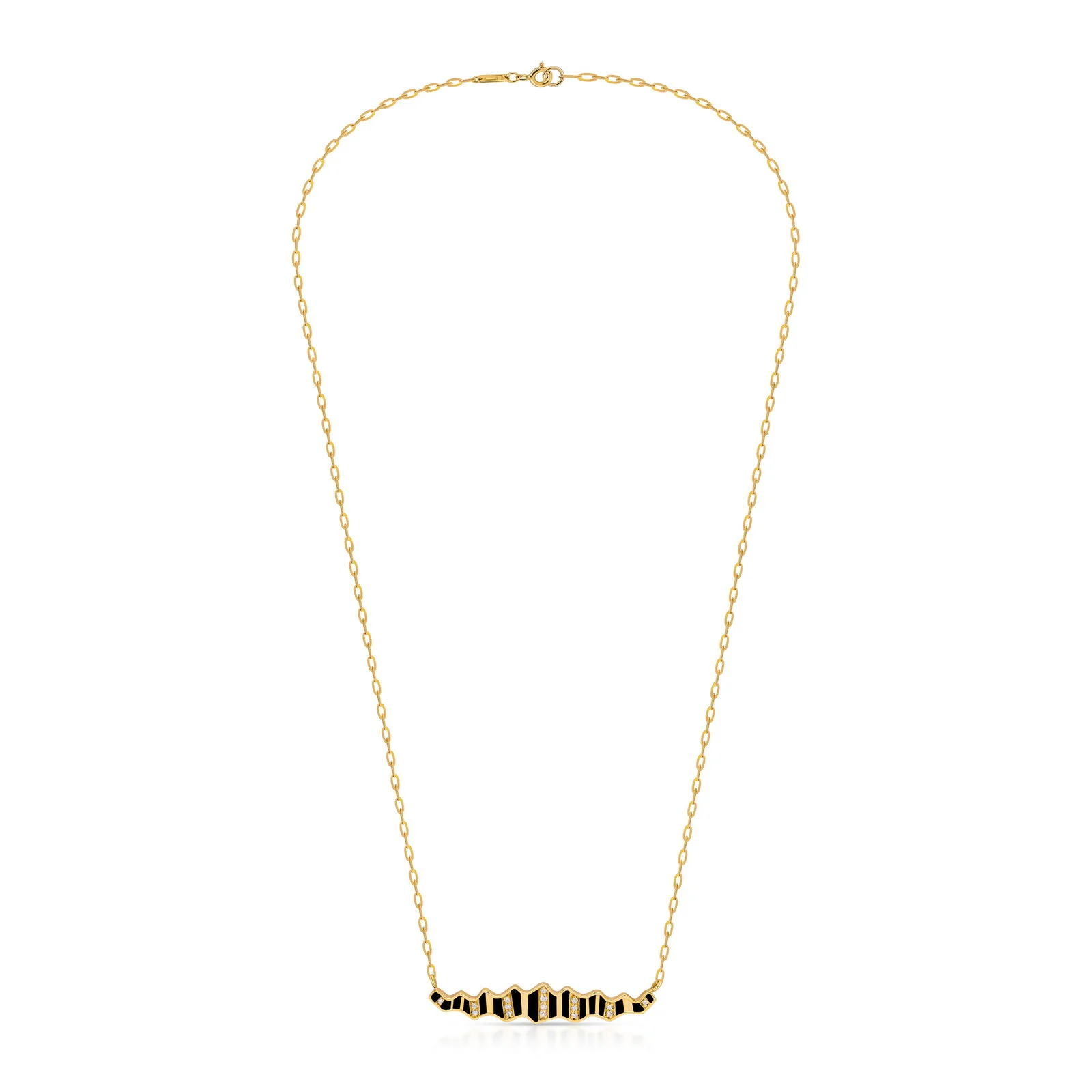 Pleated Sahara Diamond Necklace - Image 8