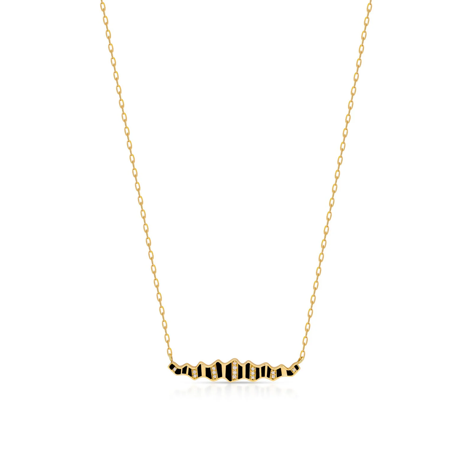 Pleated Sahara Diamond Necklace - Image 9