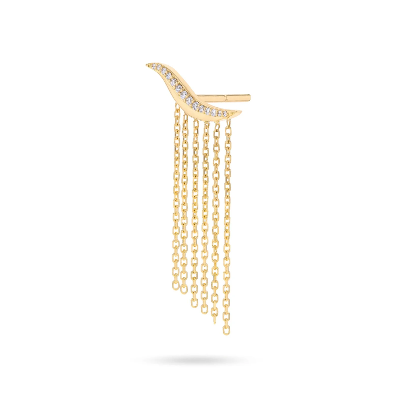 Rhea Waterfall Diamond Ear Climber - Image 3
