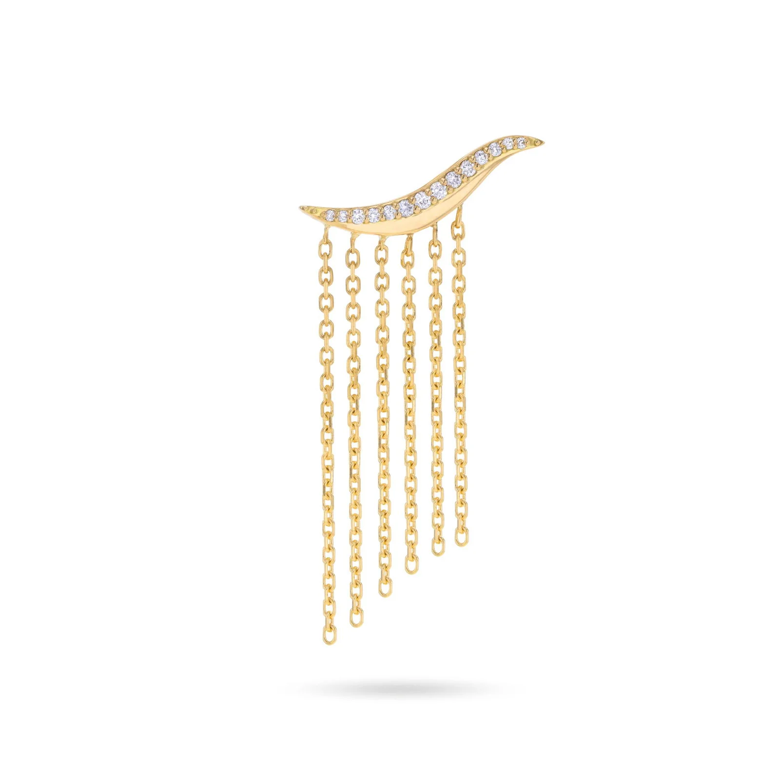 Rhea Waterfall Diamond Ear Climber - Image 4