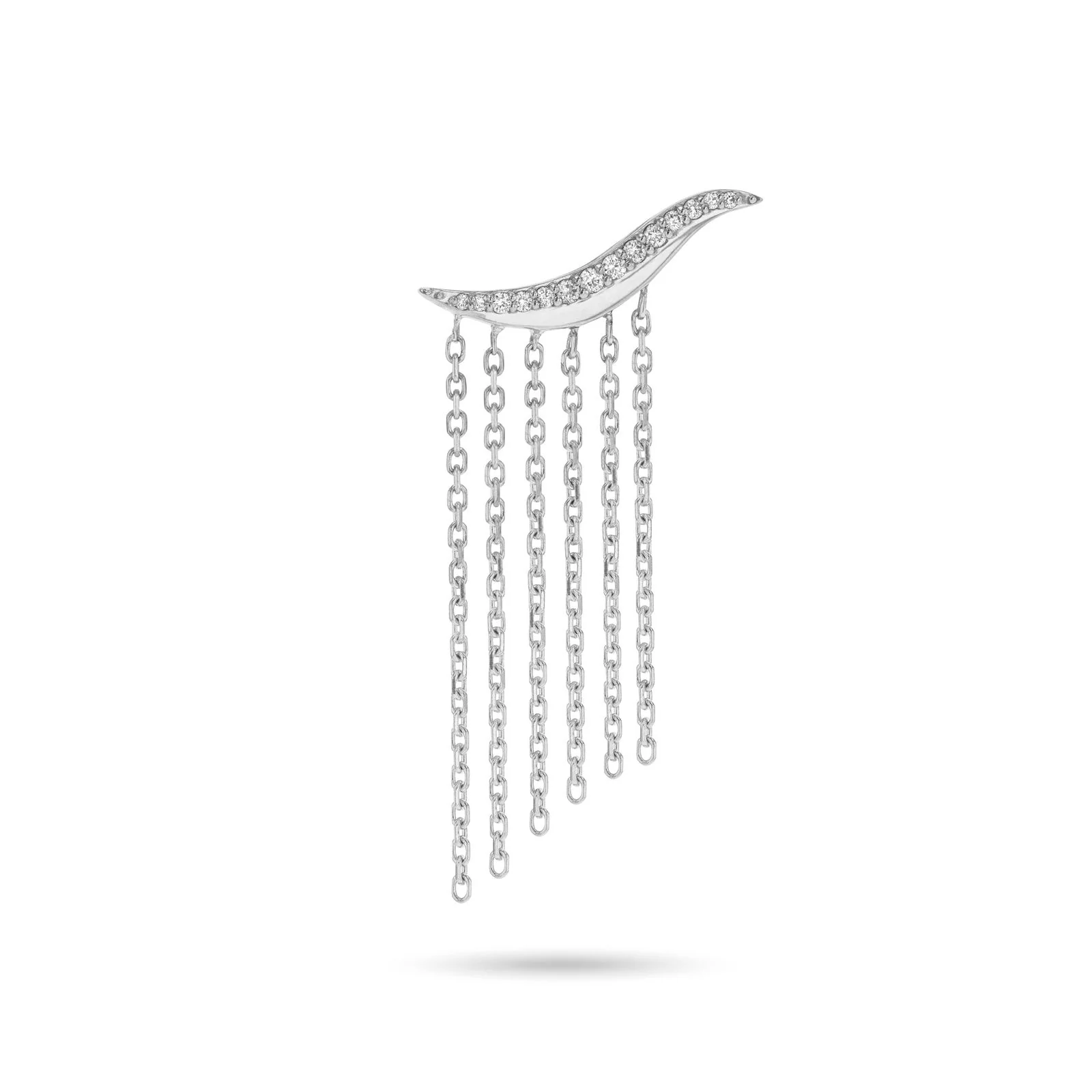 Rhea Waterfall Diamond Ear Climber - Image 5