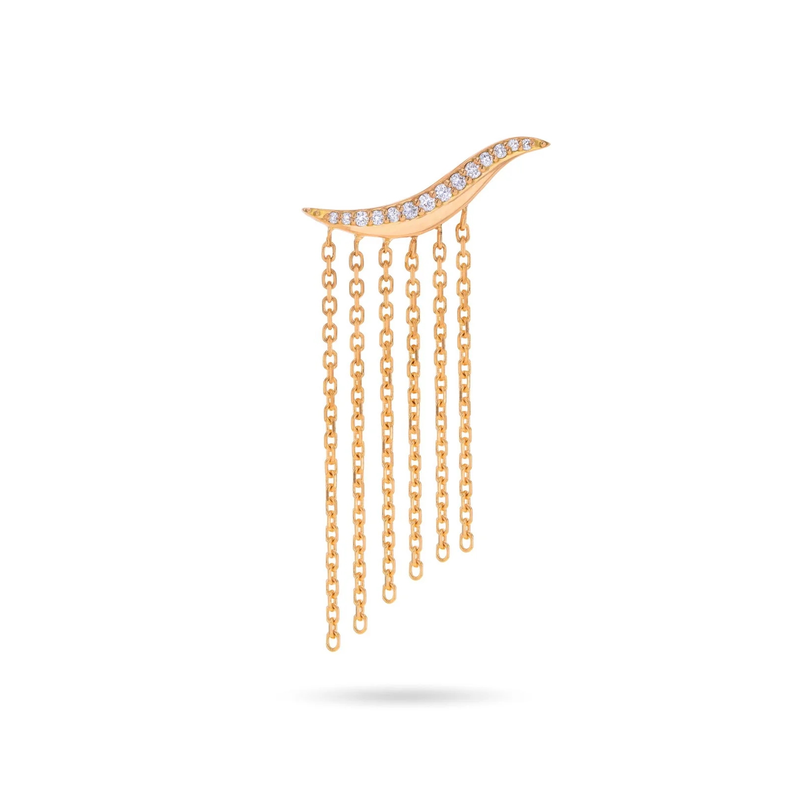 Rhea Waterfall Diamond Ear Climber - Image 6