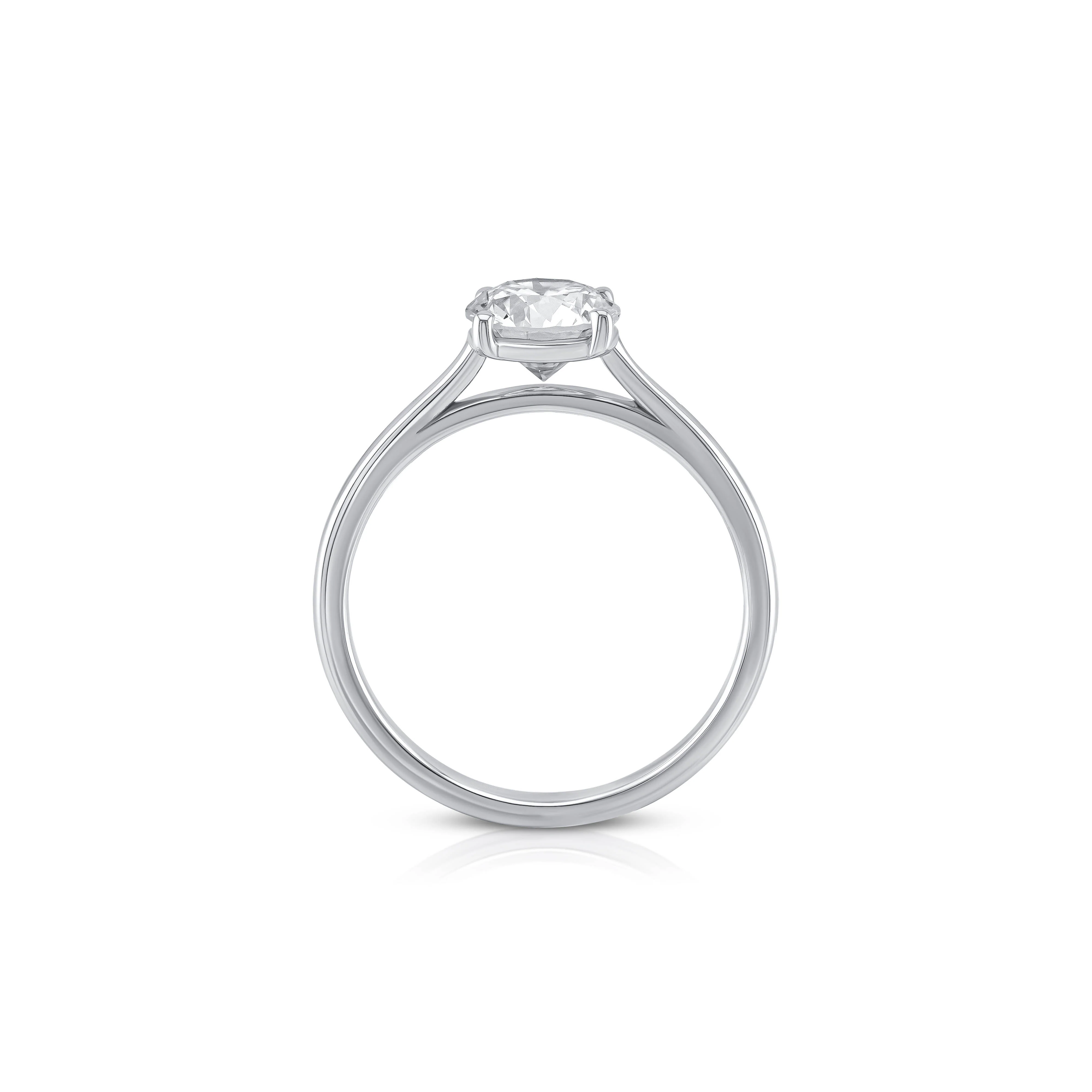 Round Brilliant Solitaire Engagement Ring - Image 3