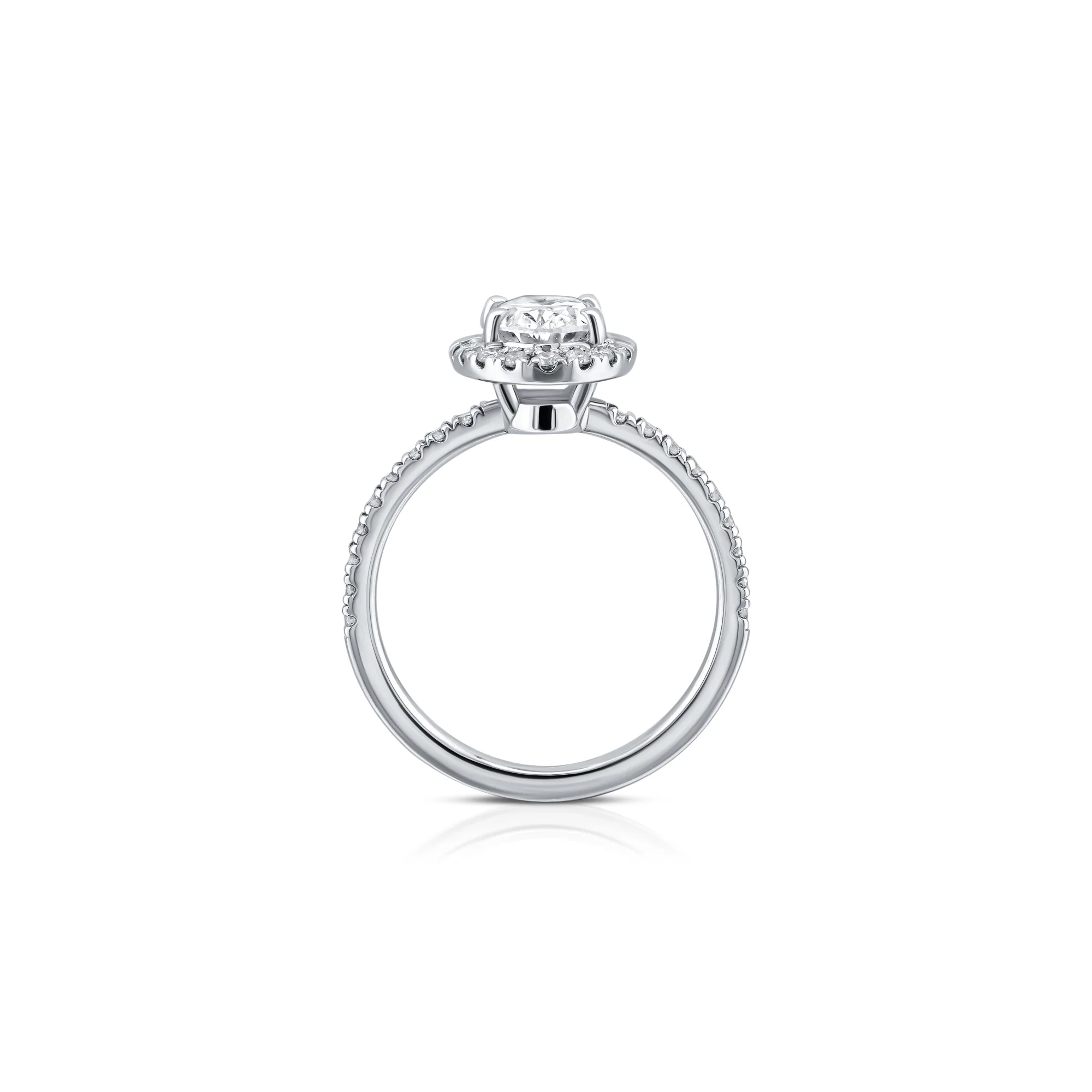 Solstice Classic Halo Diamond Ring - Image 4