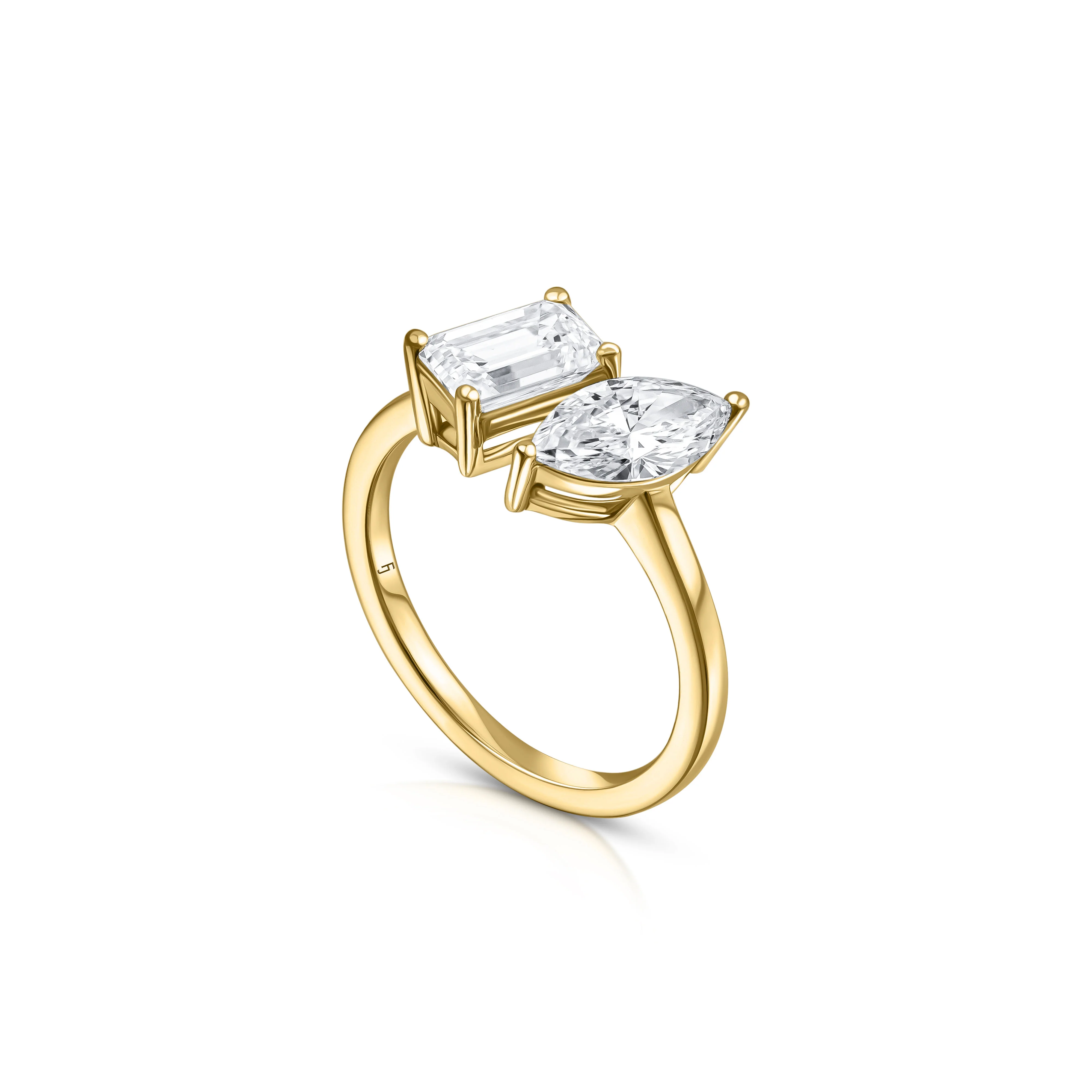 Toi et Moi Diamond Engagement Ring (VI) - Image 5