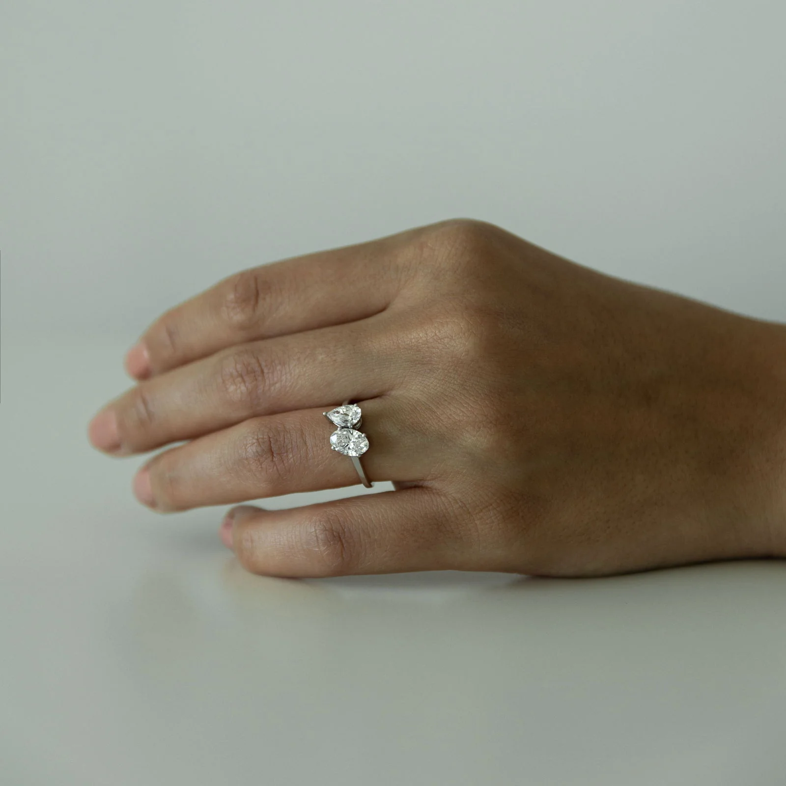 Toi et Moi Diamond Engagement Ring (VII) - Image 3